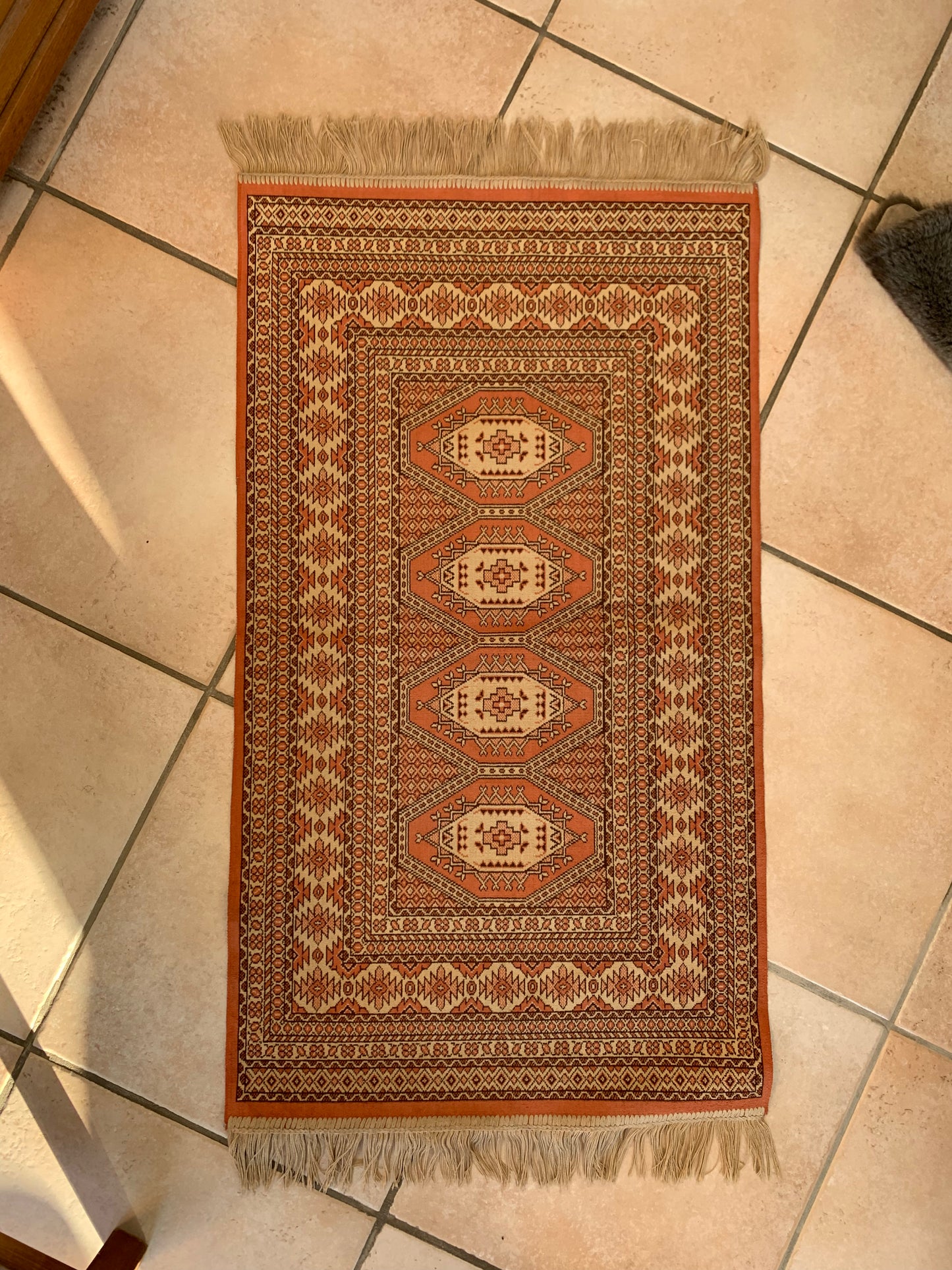 Tapis rectangle vintage Made in Belgium
