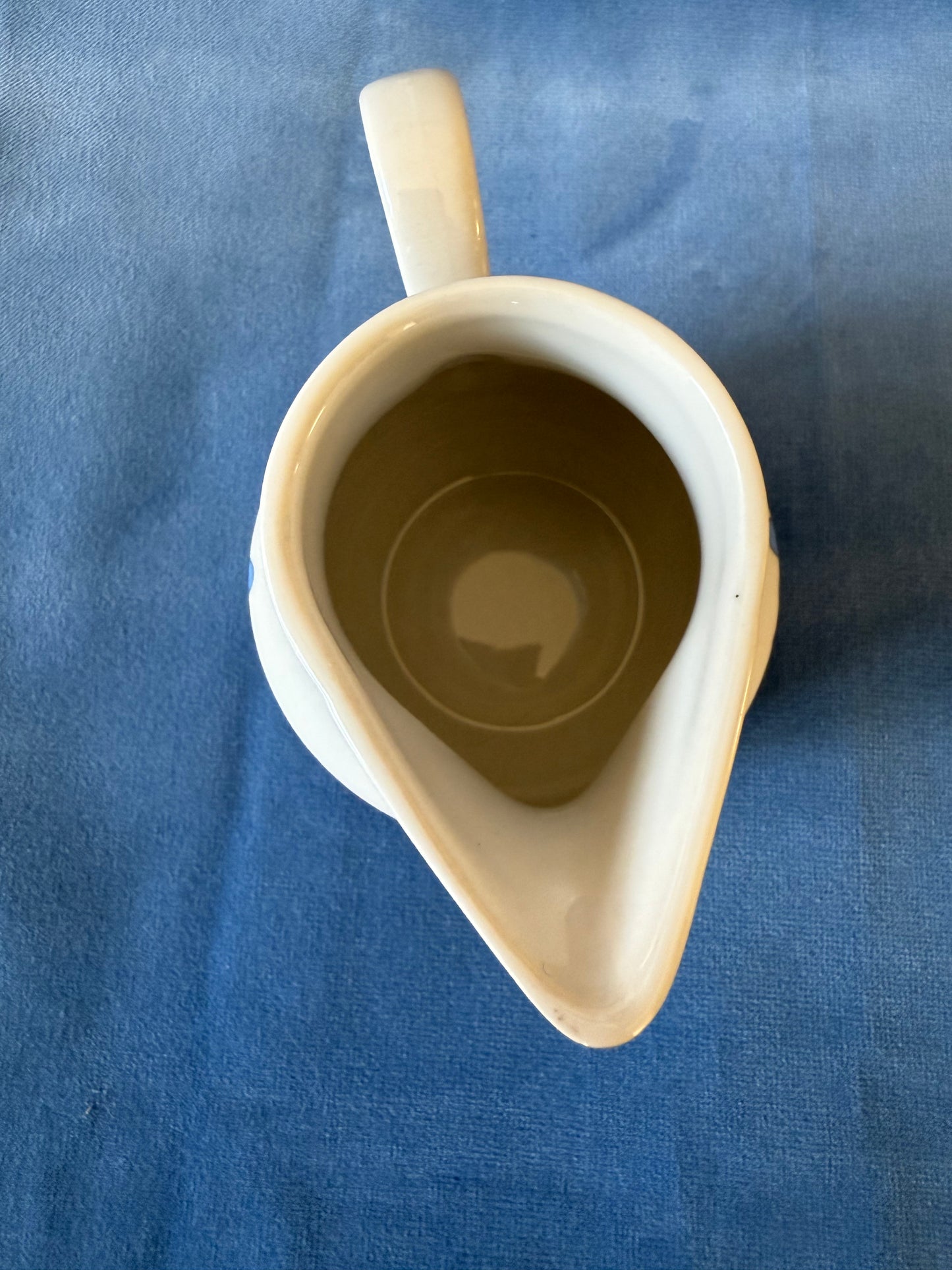 Pot à lait / crème fleurs Tognana en porcelaine