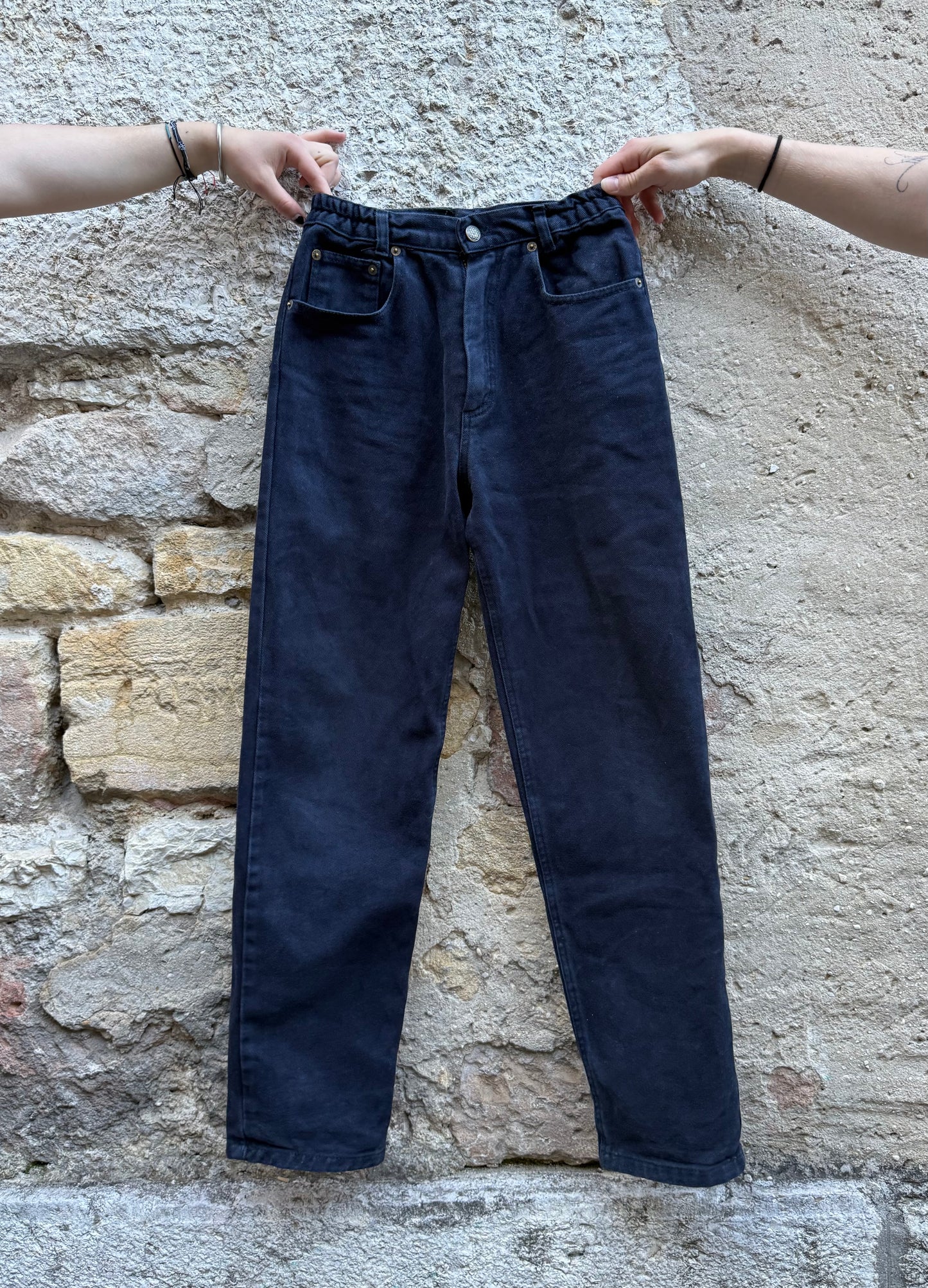 Jean noir vintage Apple Pie T.14 ans