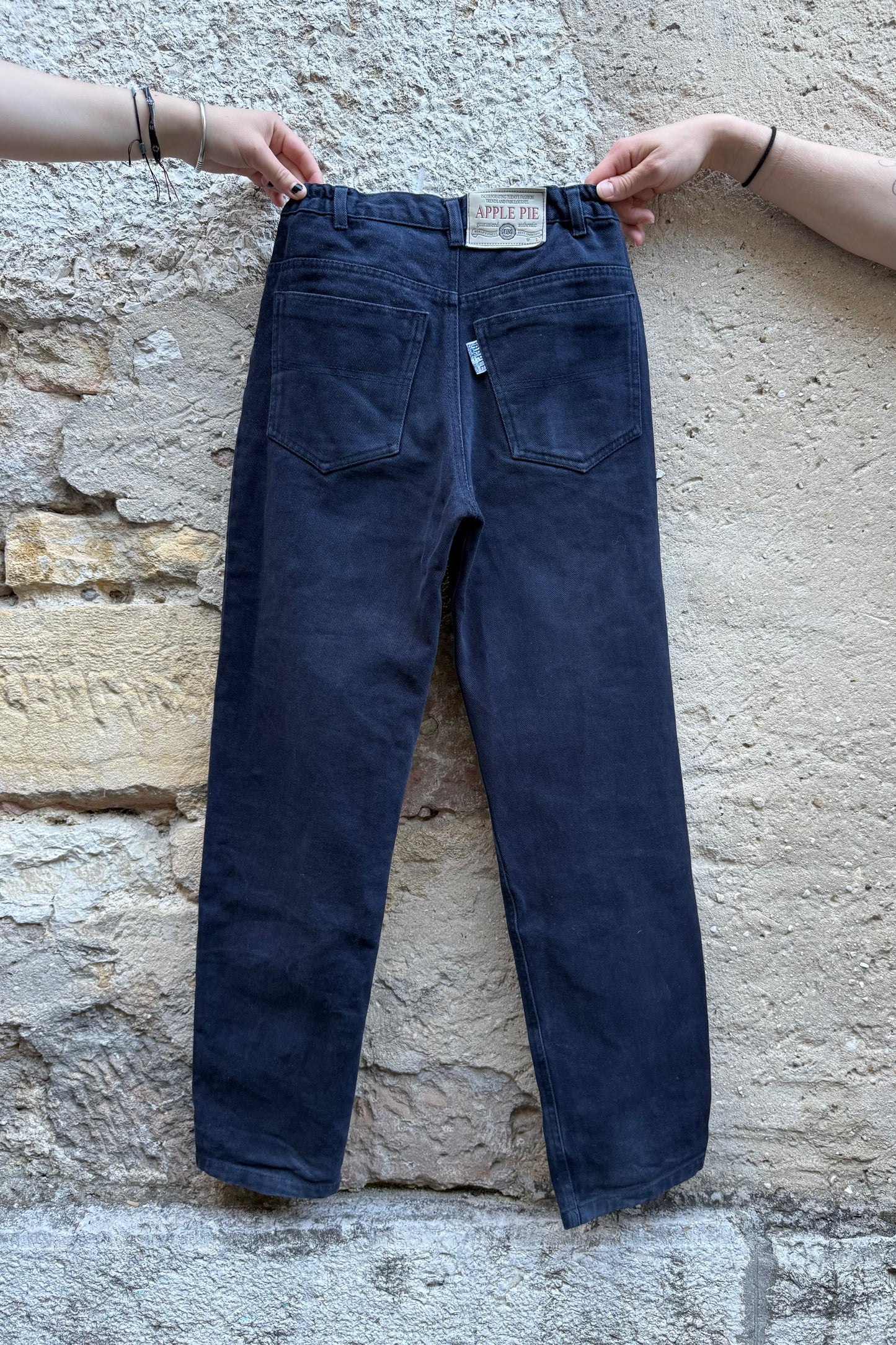 Jean noir vintage Apple Pie T.14 ans