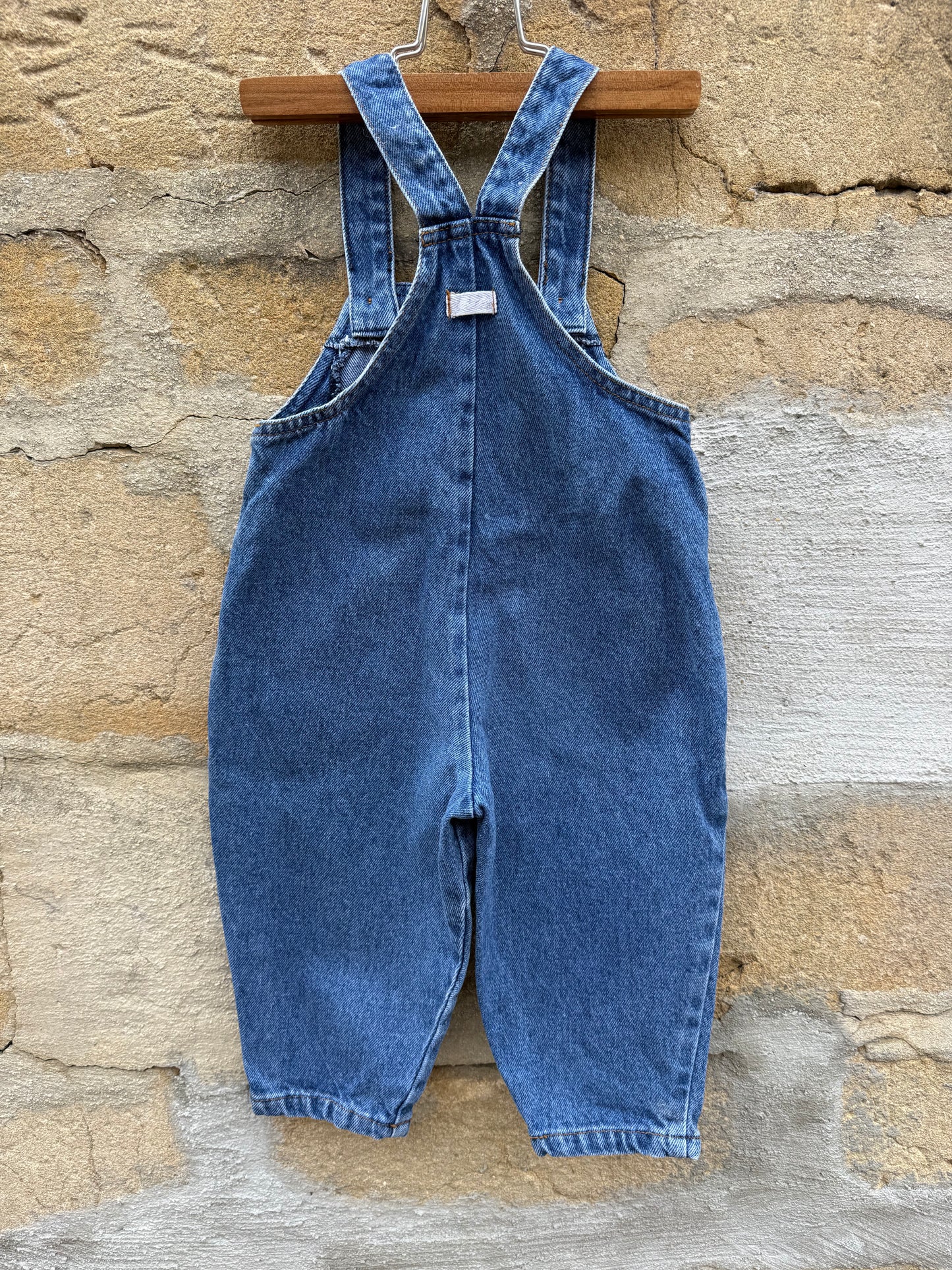 Salopette bébé en jean vintage Z T.18 mois