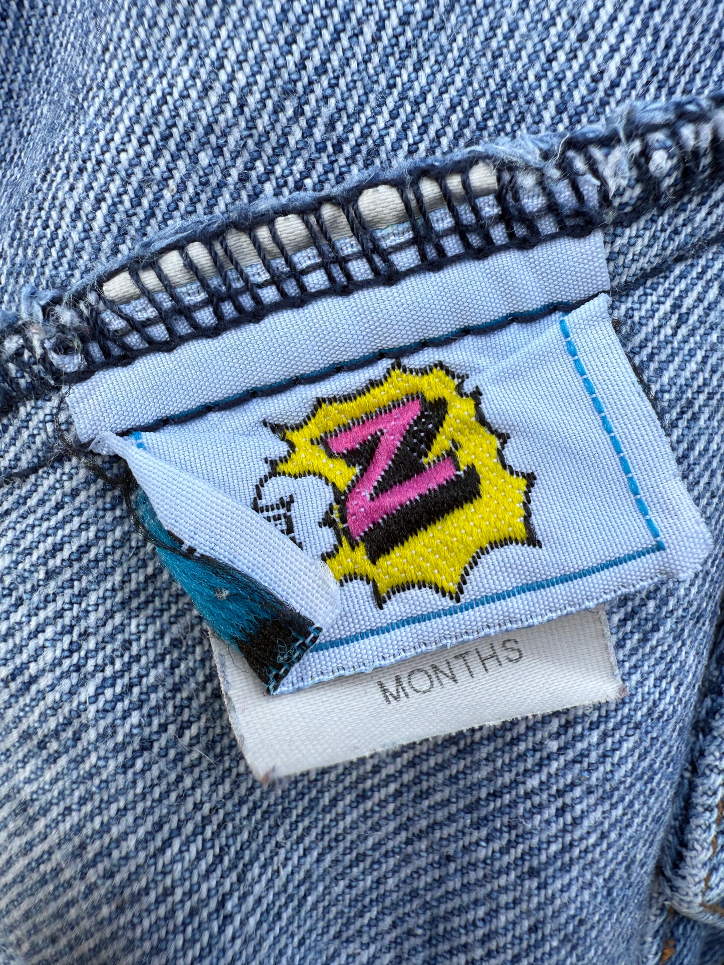 Salopette bébé en jean vintage Z T.18 mois