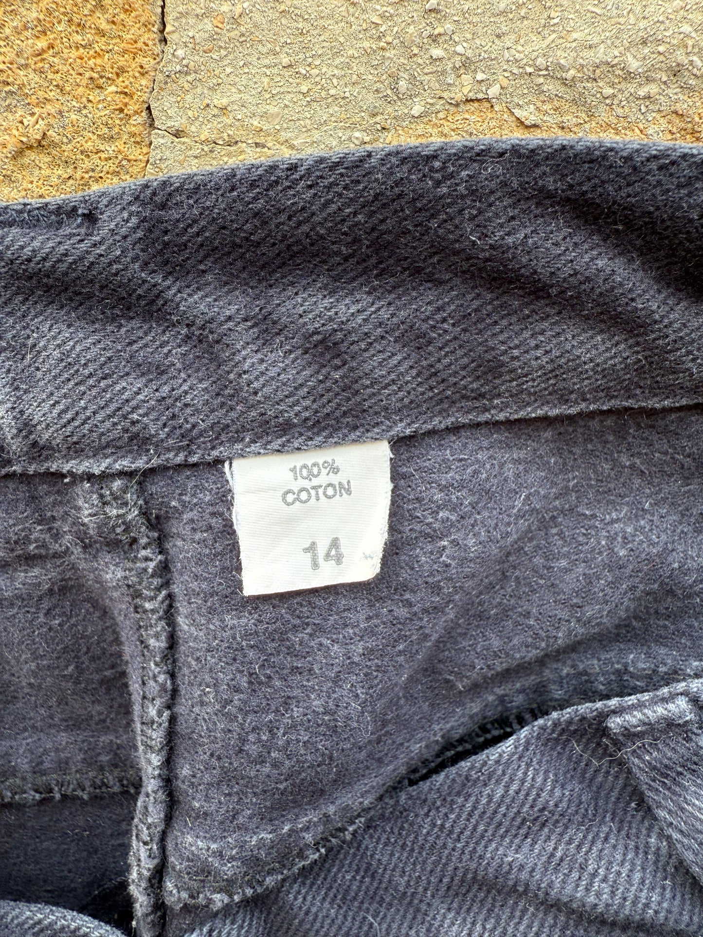 Jean noir vintage Apple Pie T.14 ans