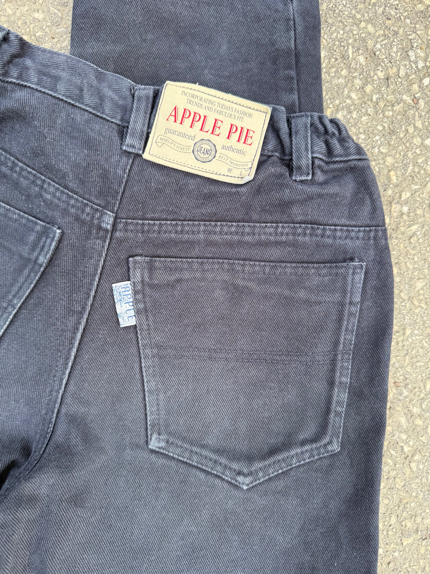 Jean noir vintage Apple Pie T.14 ans