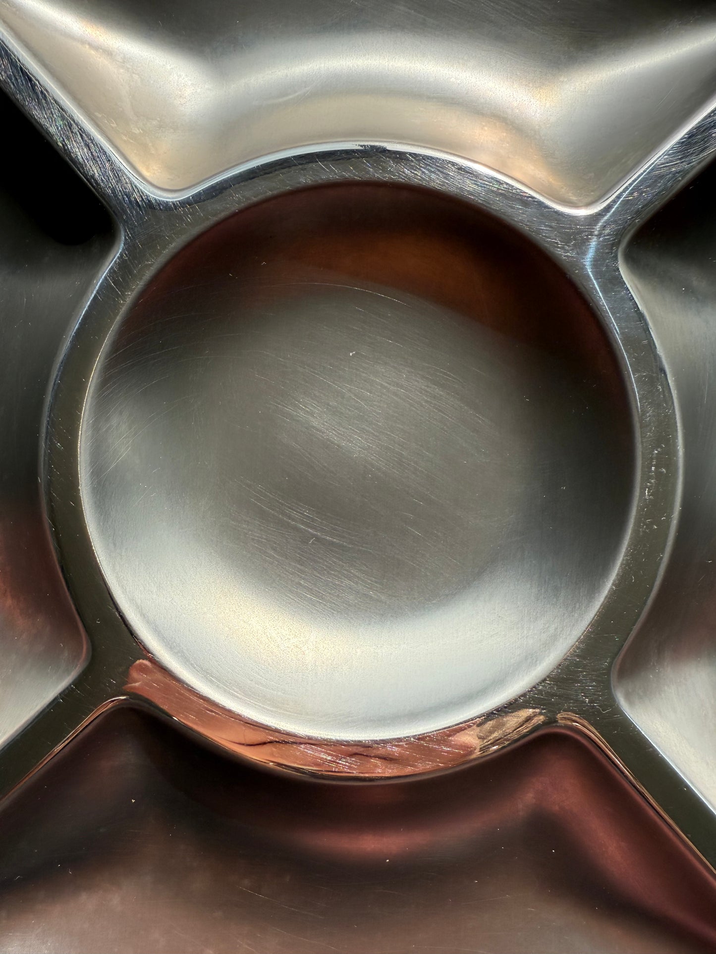 Plateau compartimenté en inox Guy Degrenne