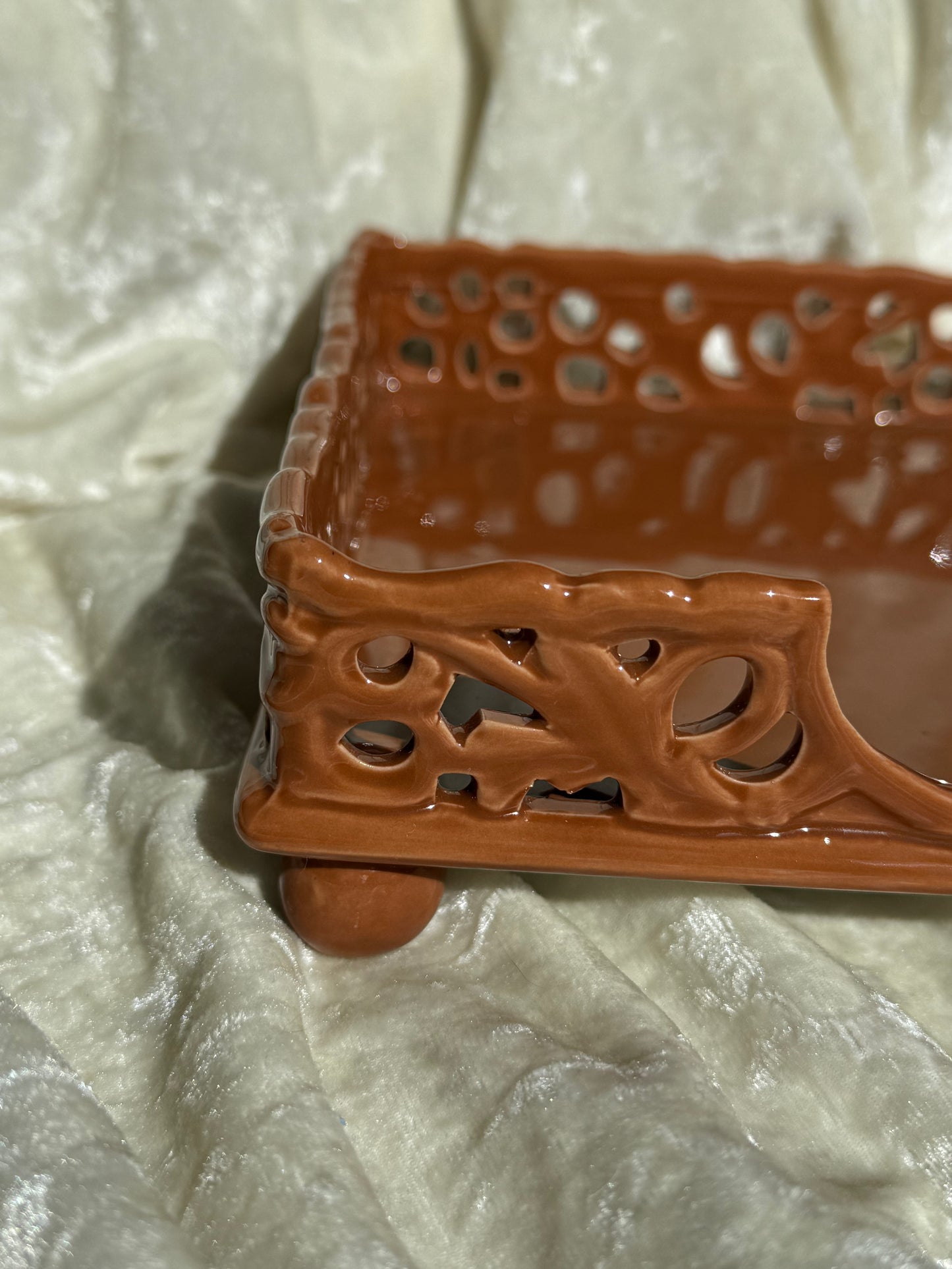 Range-serviettes marron en céramique La Maison d'Emilie