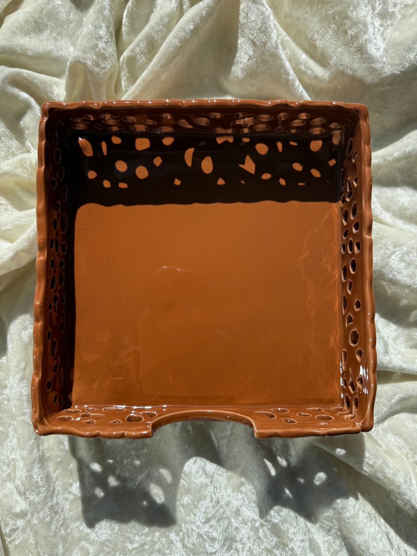 Range-serviettes marron en céramique La Maison d'Emilie