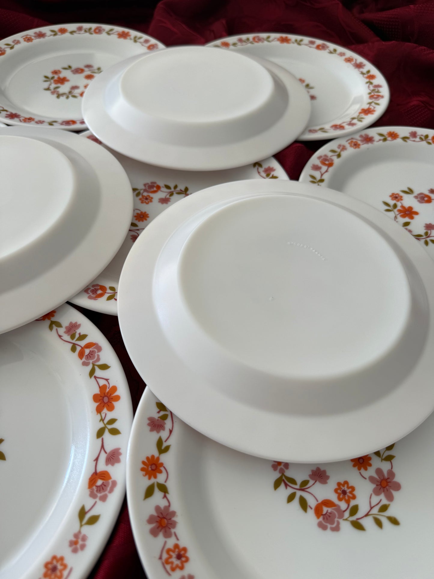 Dix assiettes à dessert Arcopal modèle Scania