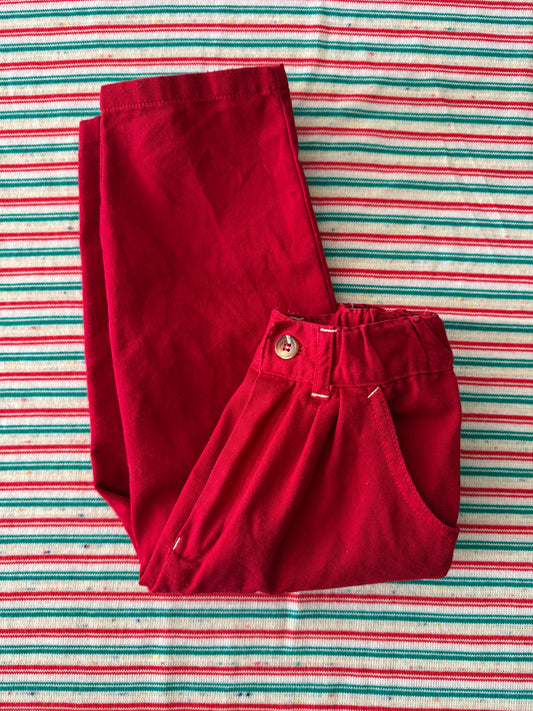 Pantalon rouge Eastern Pacific T.3 ans