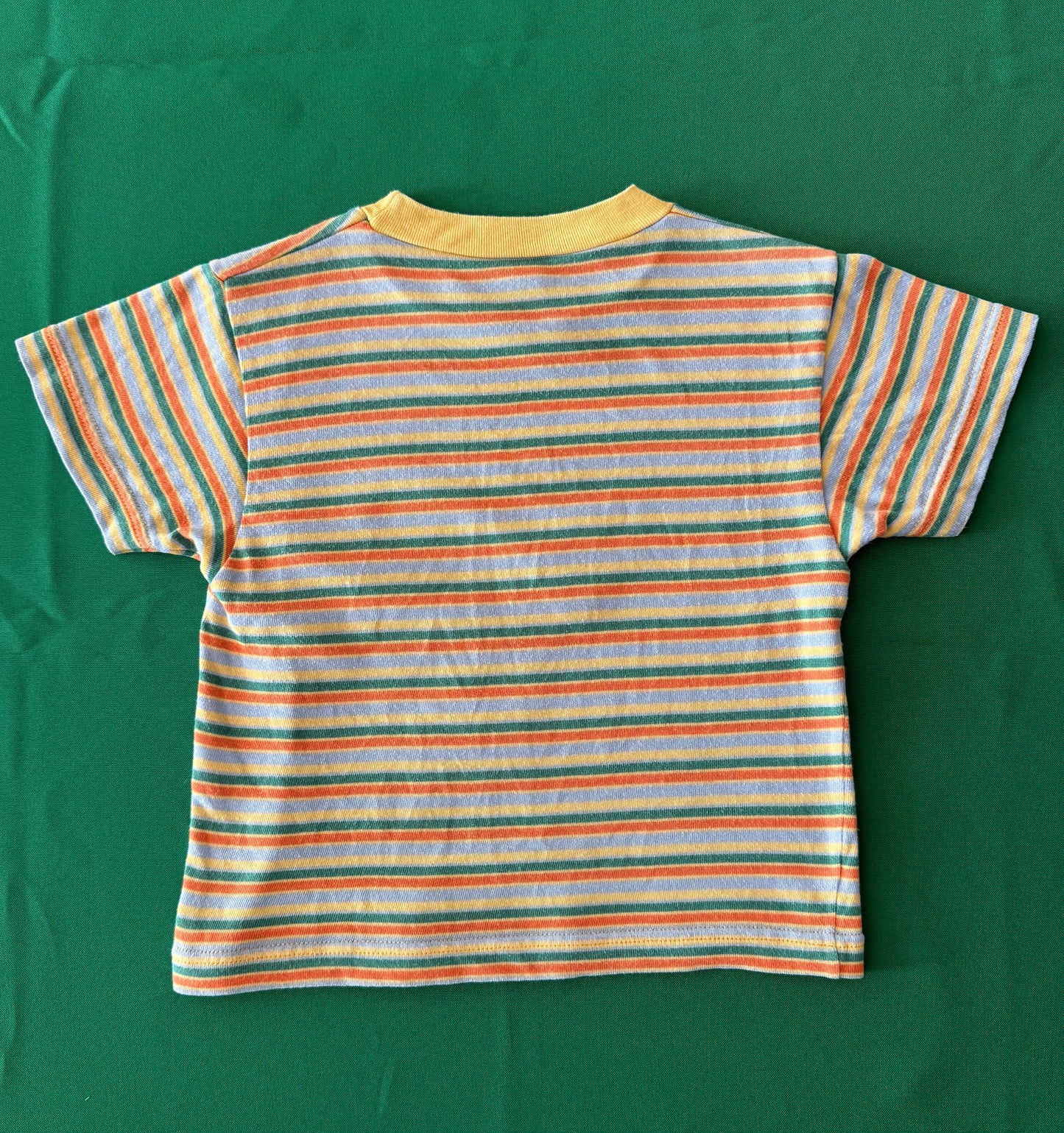 T-shirt vintage rayé T.4 ans