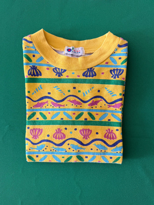 T-shirt vintage motifs marins Kids Color T.114 cm