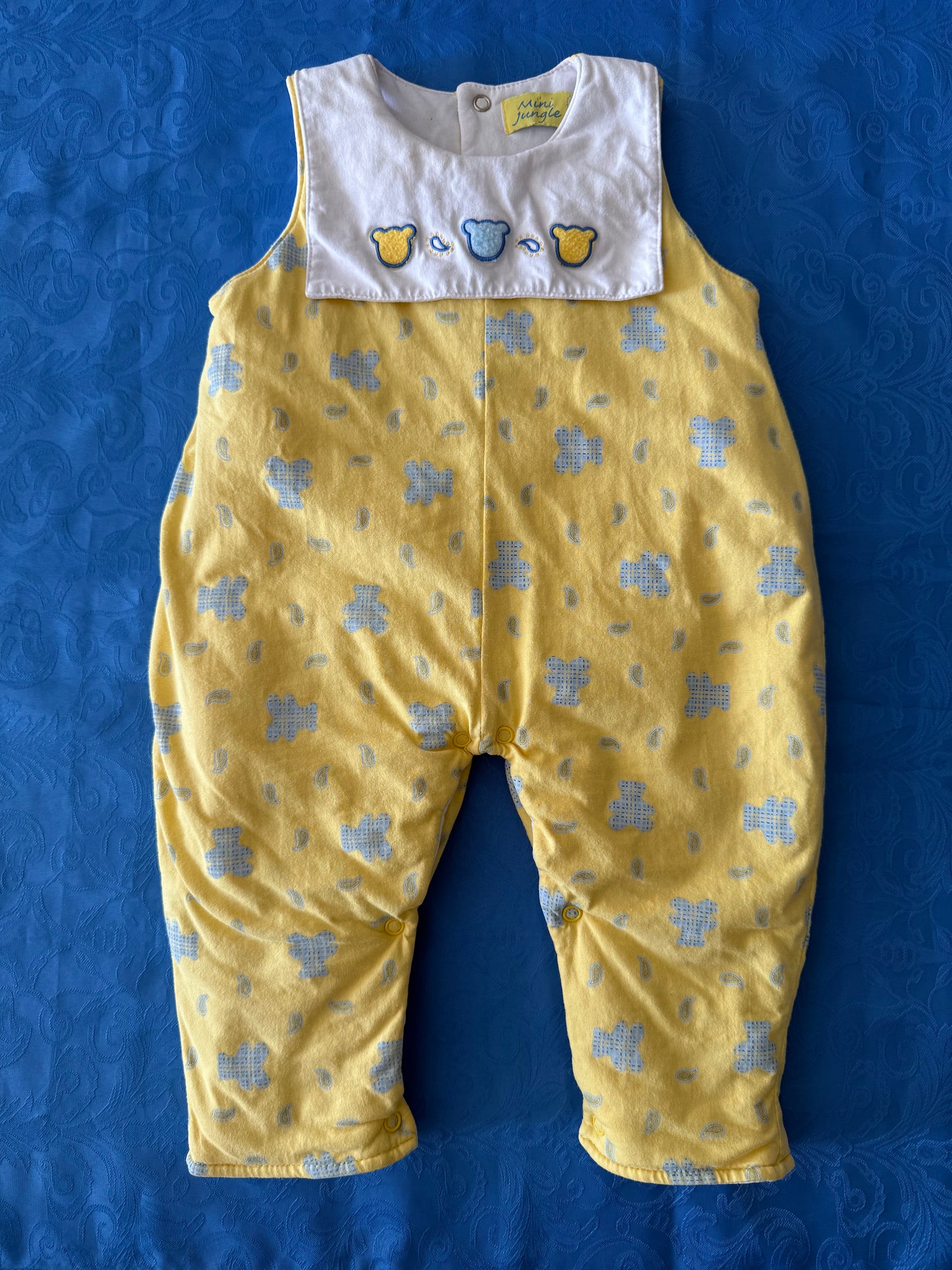 Gigoteuse vintage Mini Jungle sans manche avec jambes T.6 mois