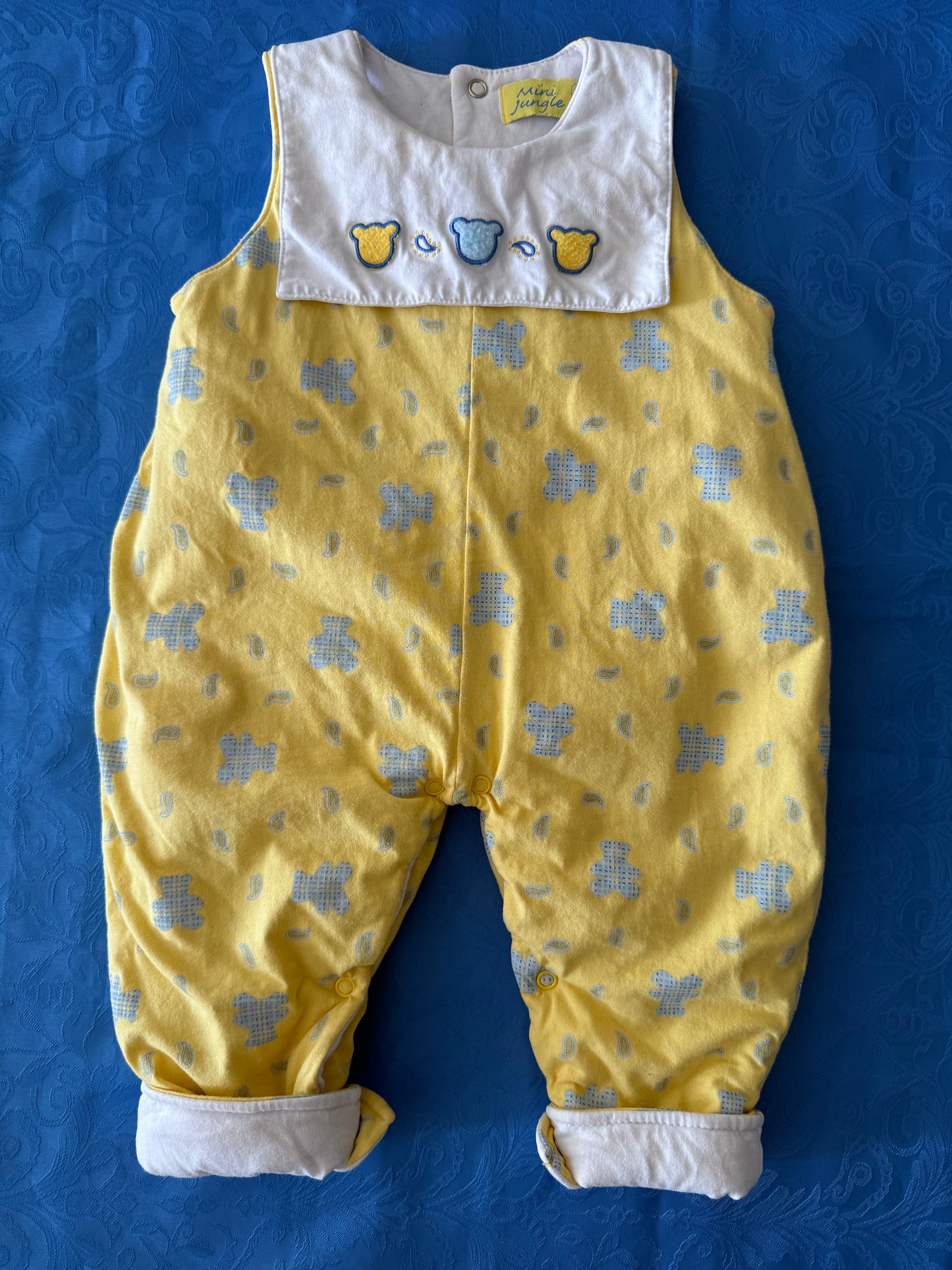 Gigoteuse vintage Mini Jungle sans manche avec jambes T.6 mois
