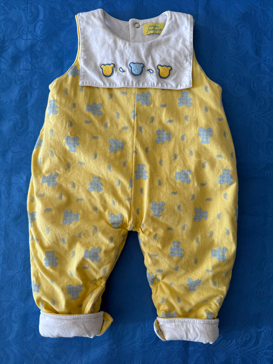 Gigoteuse vintage Mini Jungle sans manche avec jambes T.6 mois