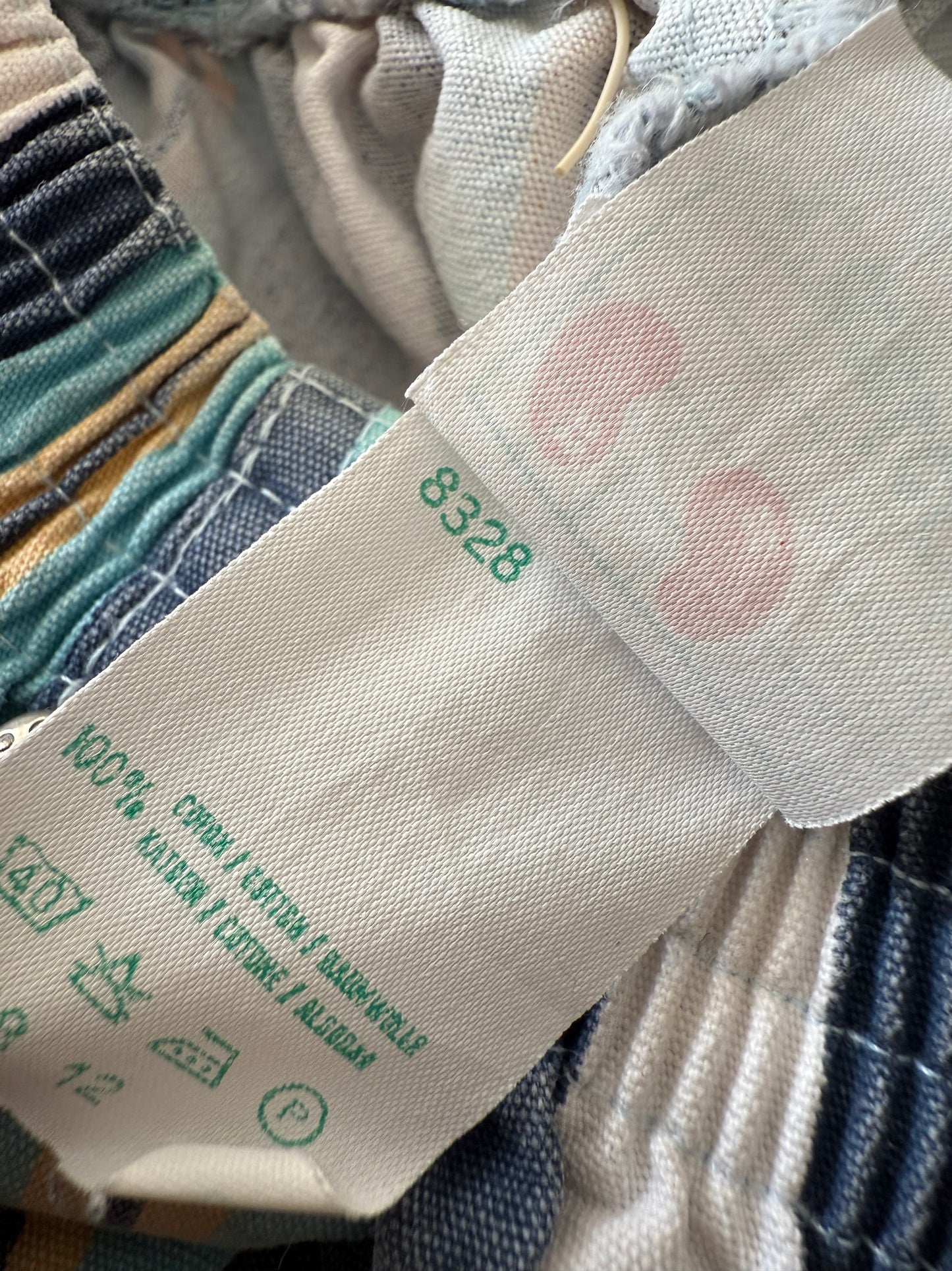 Pantalon vintage rayé en coton Z'aricot T.6 ans