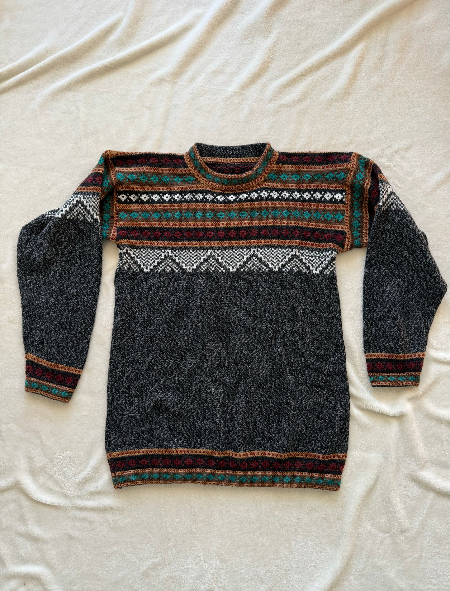 Pull d'hiver doux à motifs T.S-M