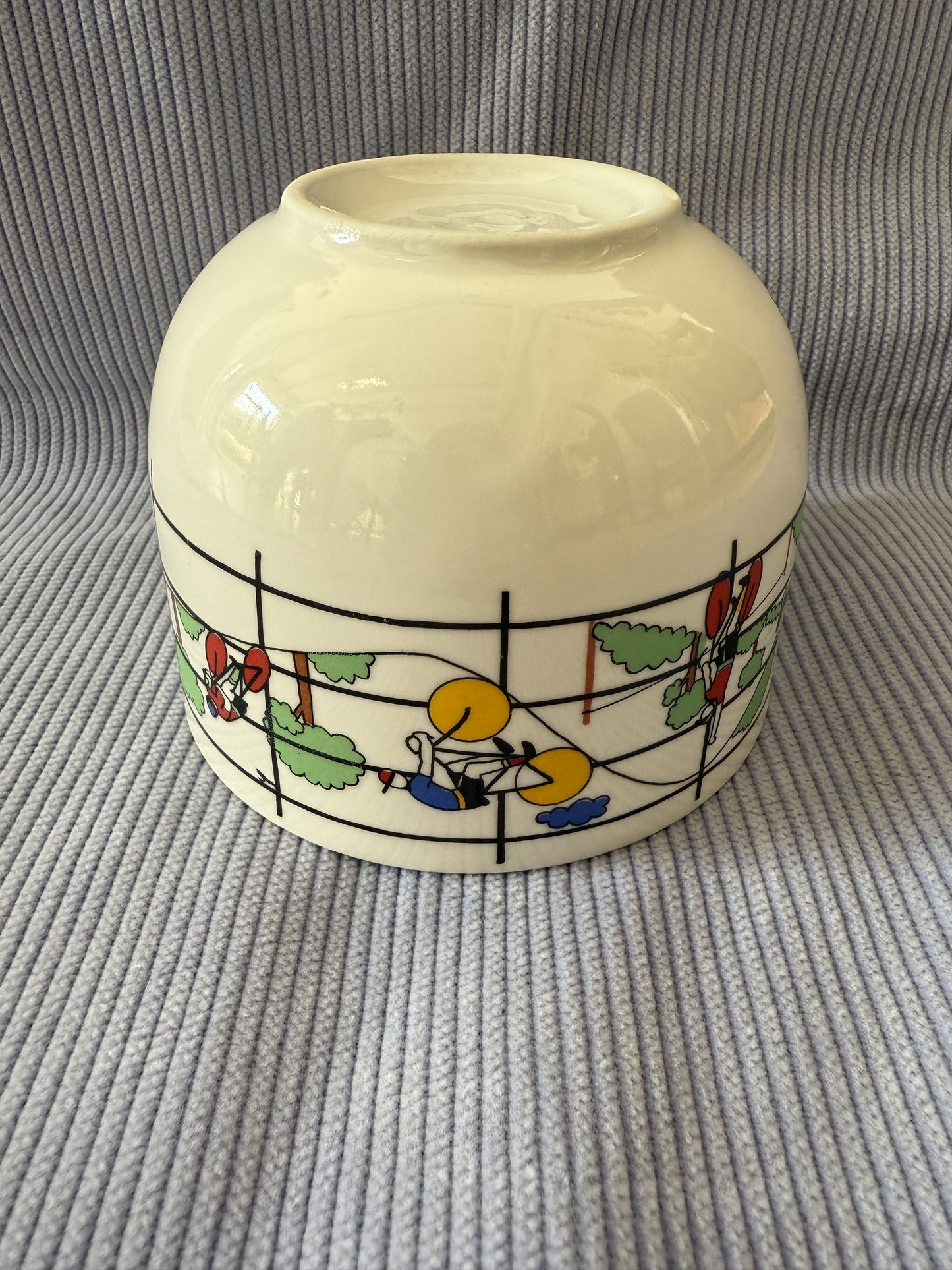 Grande tasse motifs cyclistes