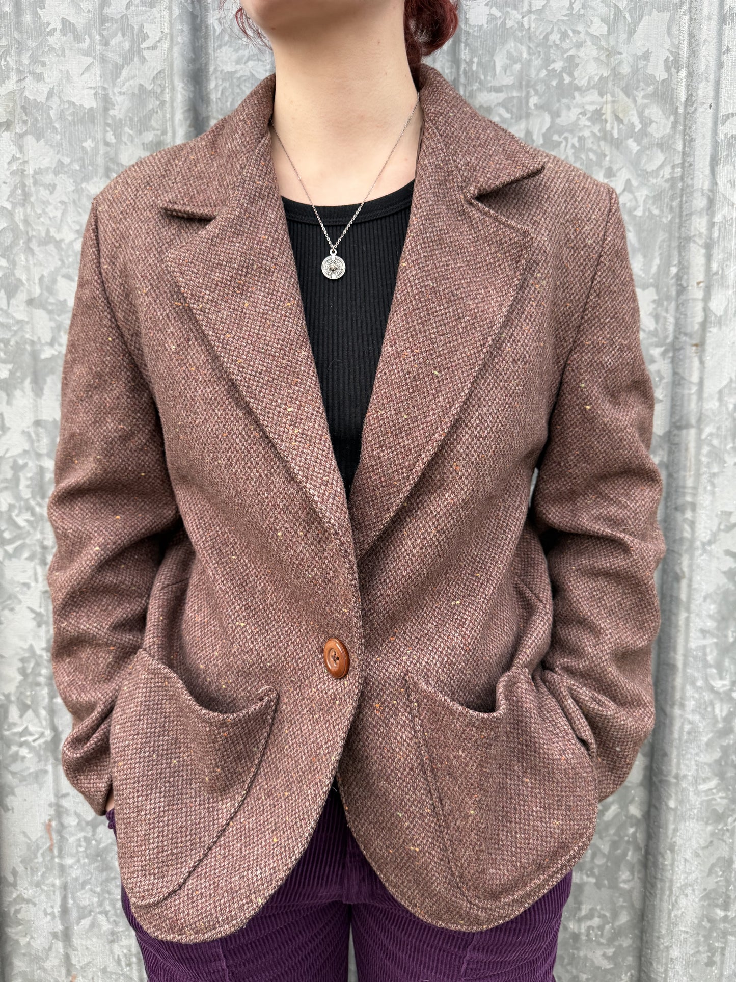Veste blazer marron T.42