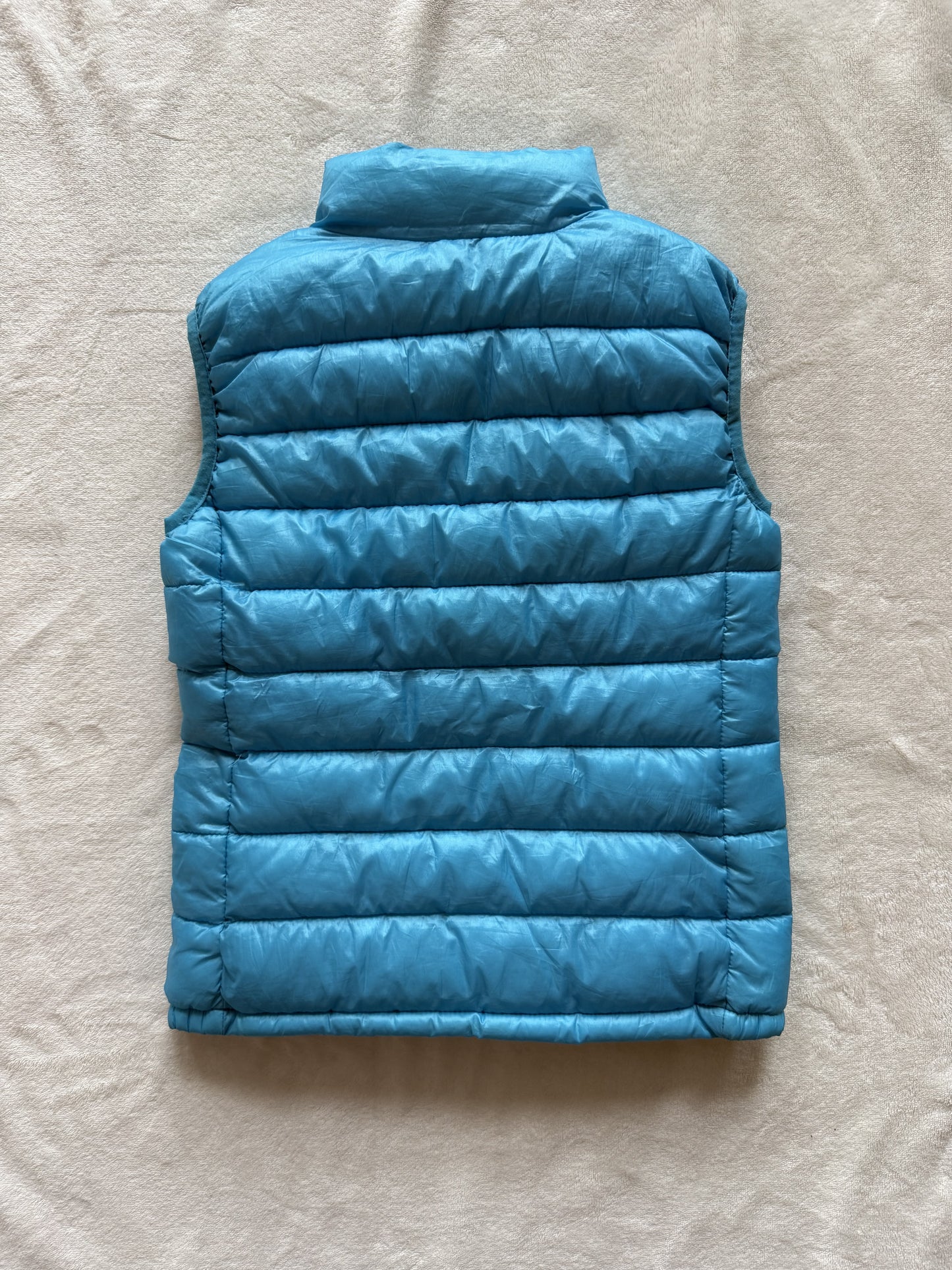 Doudoune bleue sans manches T.6-8 ans