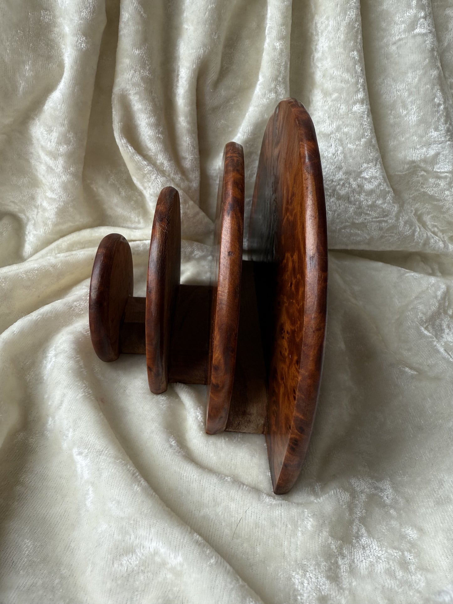 Porte-lettres en bois de thuya