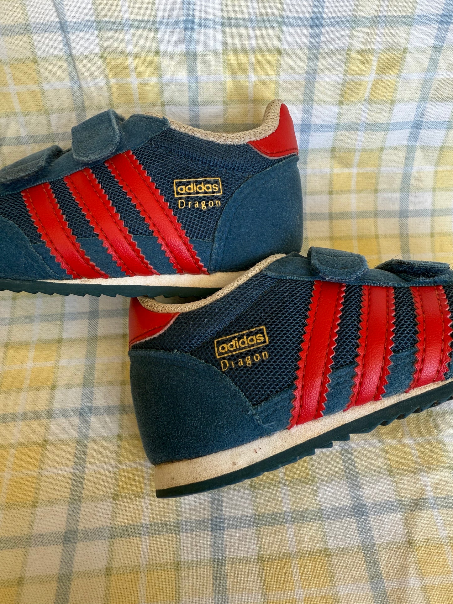 Sneakers Adidas Dragon bleu et rouge T.23