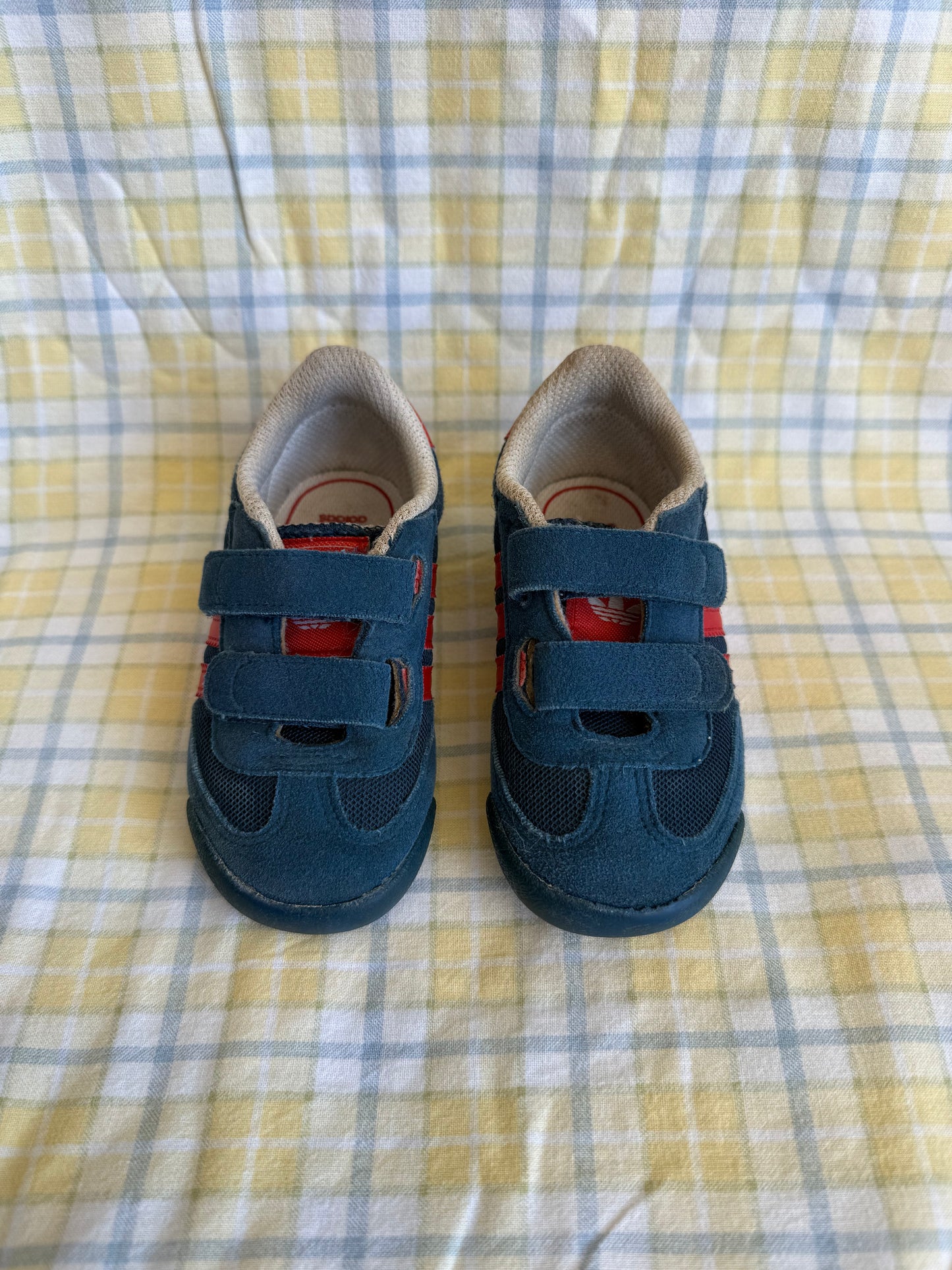 Sneakers Adidas Dragon bleu et rouge T.23