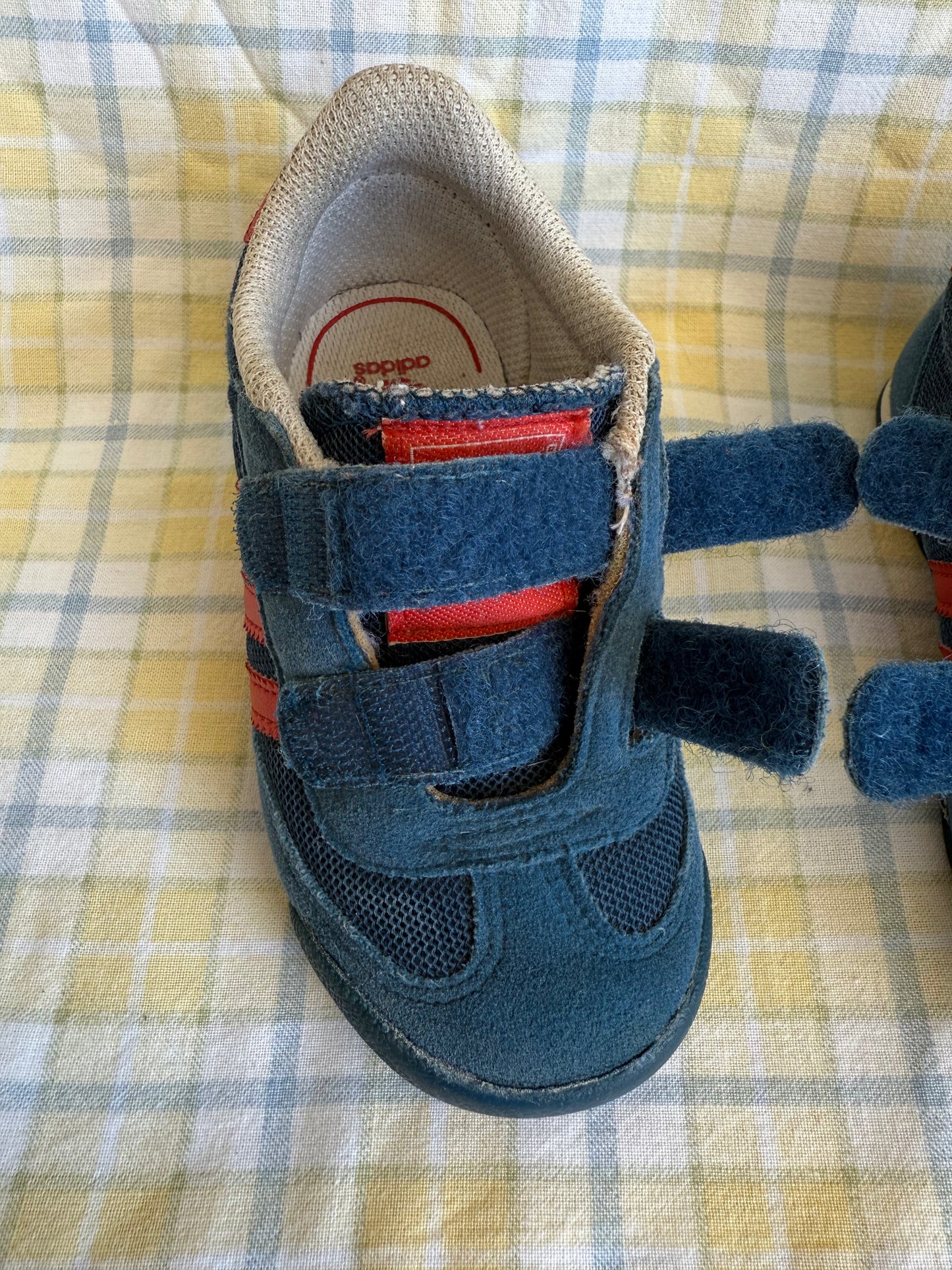 Sneakers Adidas Dragon bleu et rouge T.23