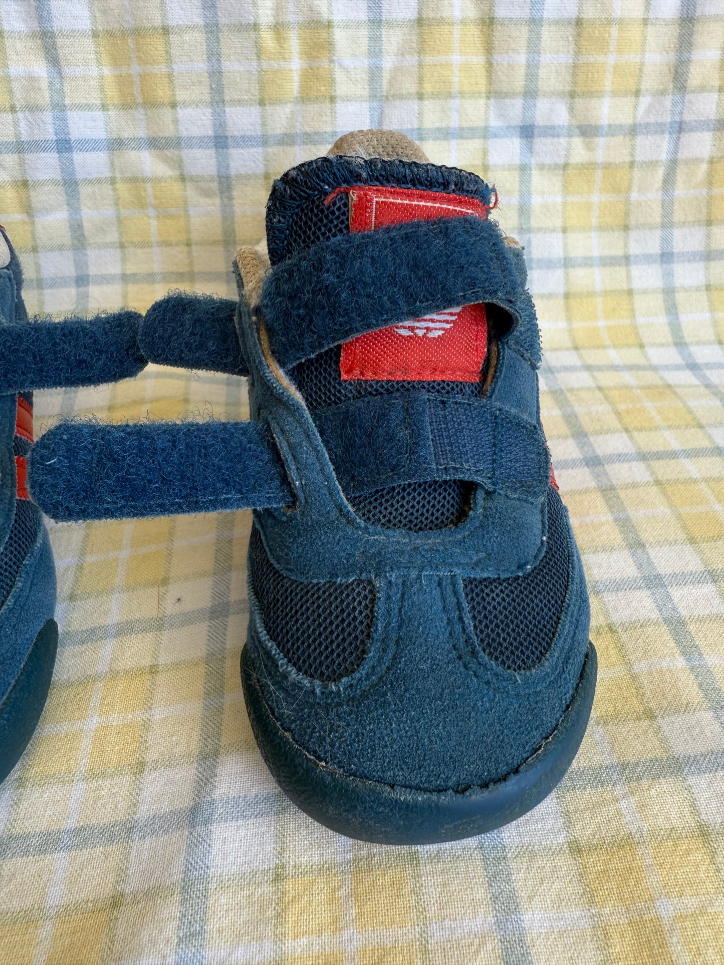 Sneakers Adidas Dragon bleu et rouge T.23