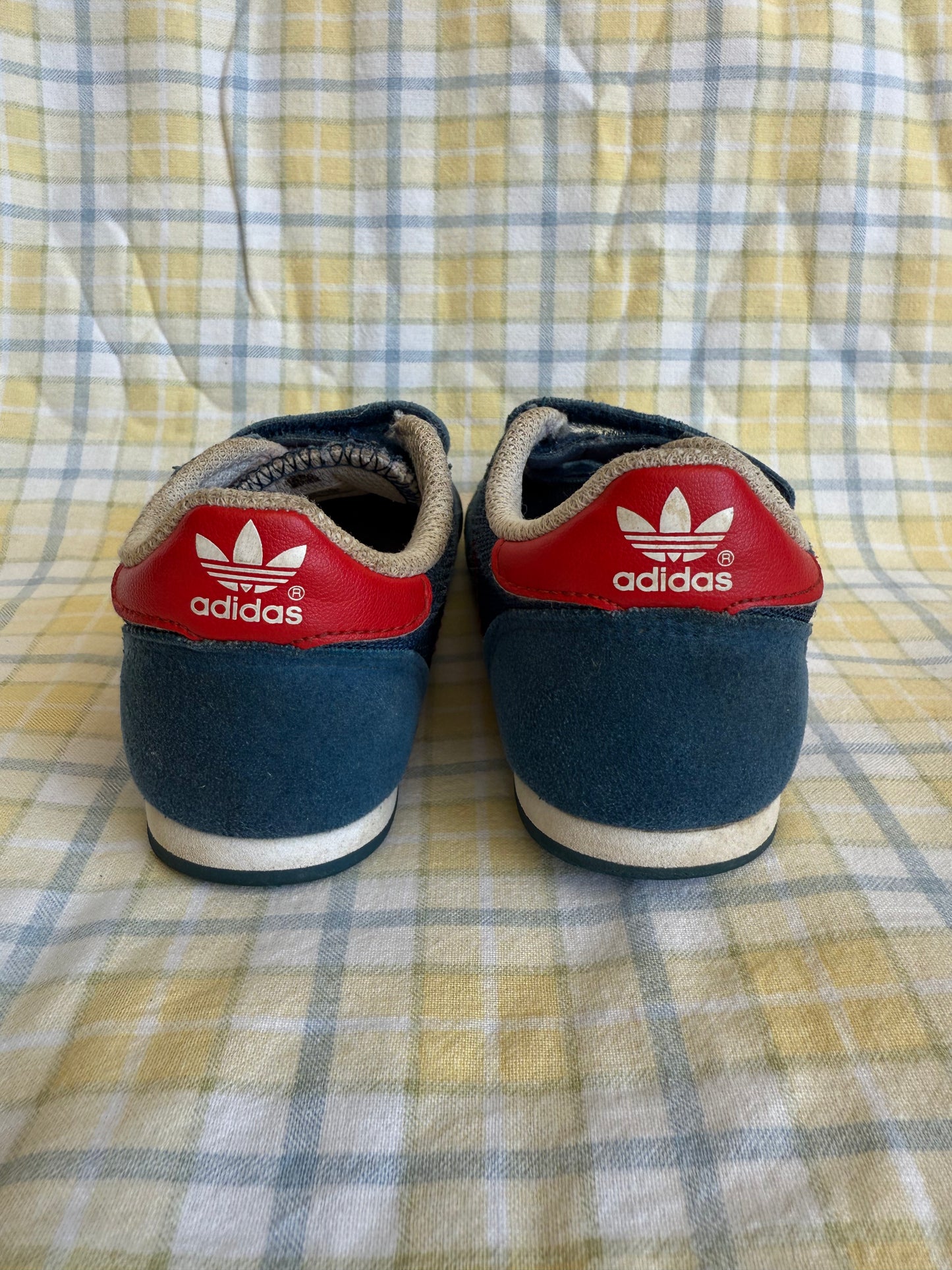 Sneakers Adidas Dragon bleu et rouge T.23