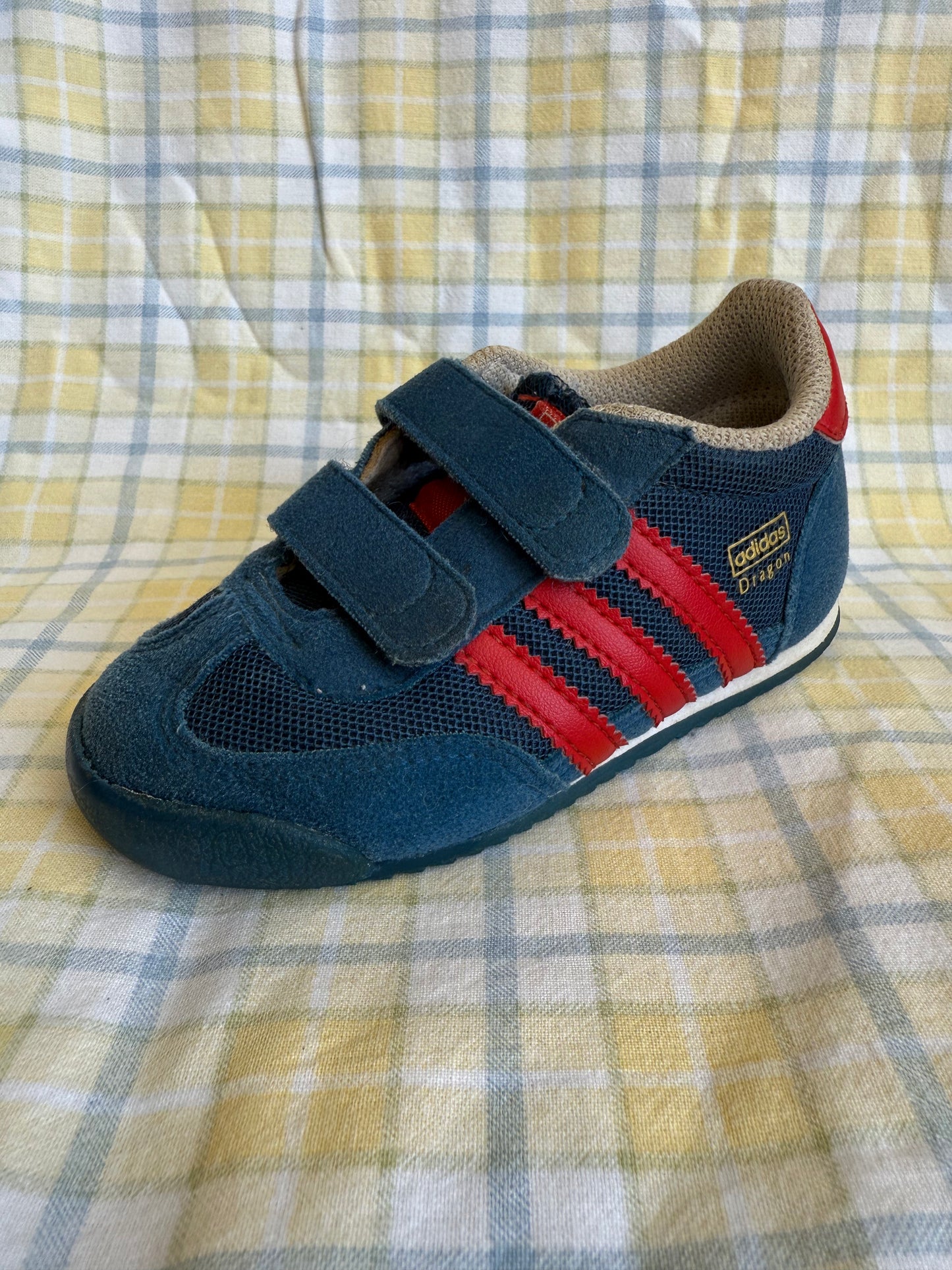 Sneakers Adidas Dragon bleu et rouge T.23