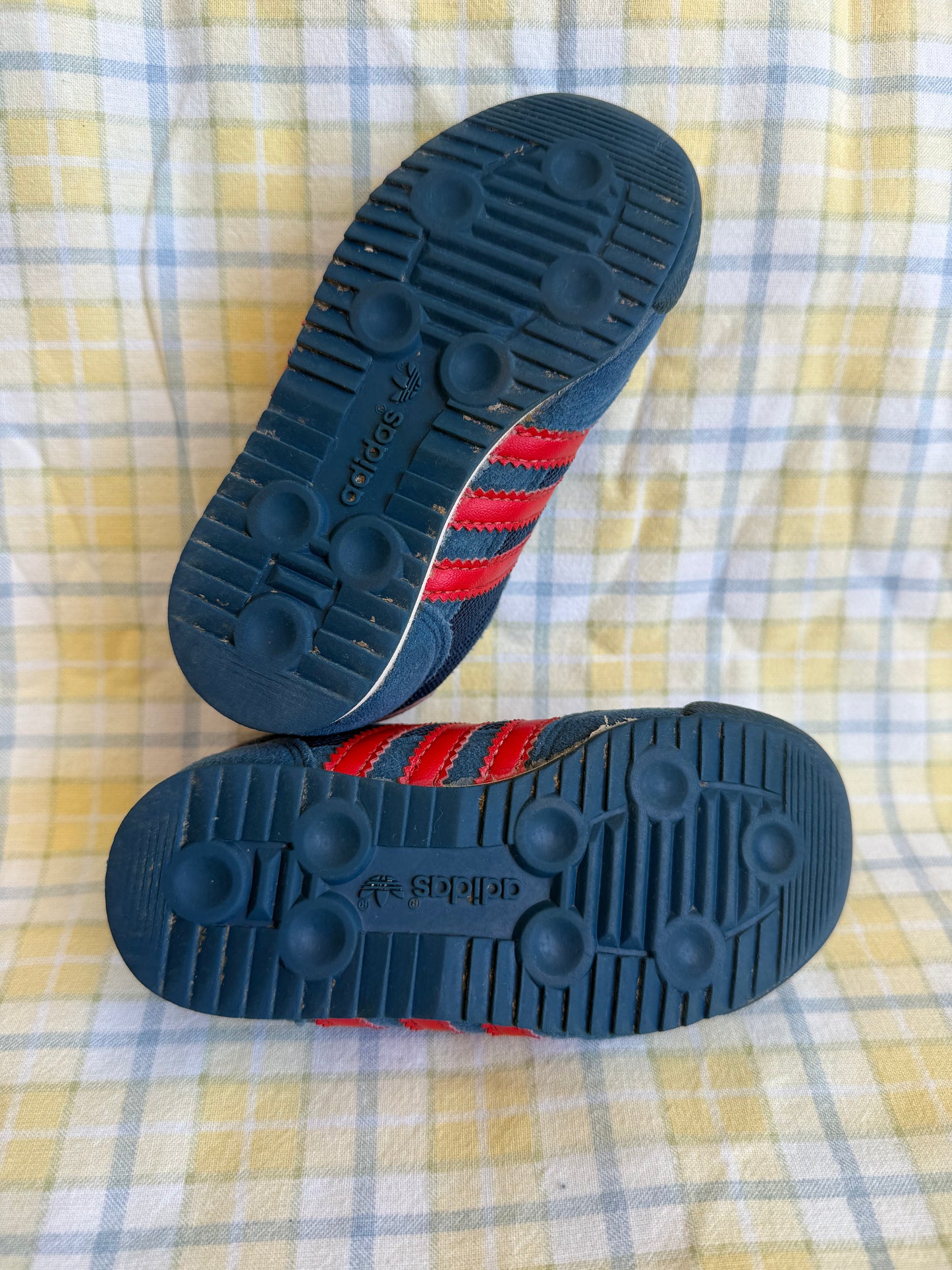 Sneakers Adidas Dragon bleu et rouge T.23