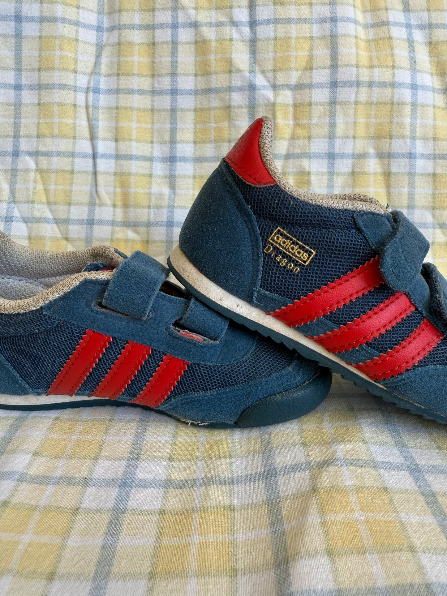 Sneakers Adidas Dragon bleu et rouge T.23