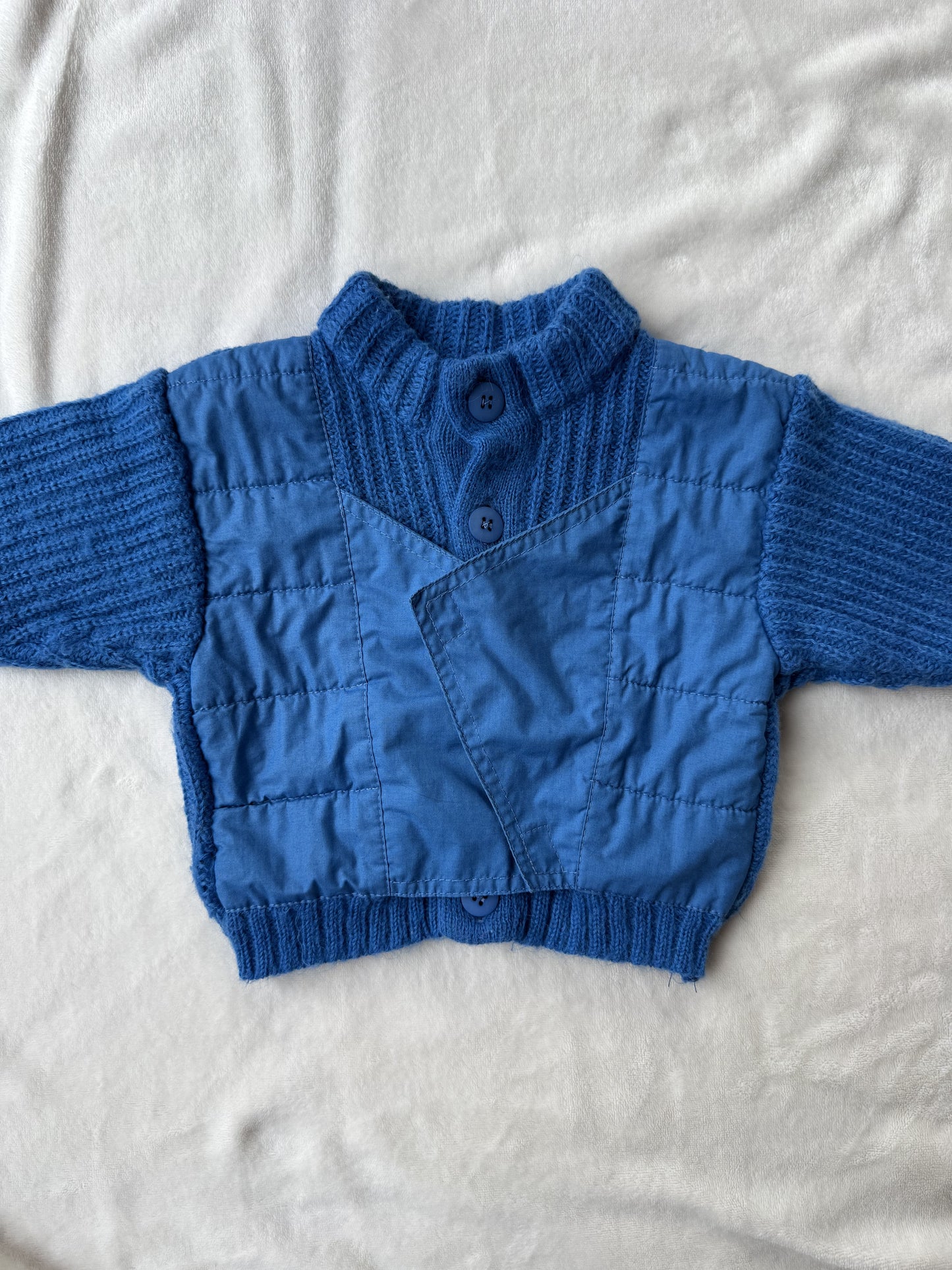 Pull bleu bébé Marèse T.6 mois