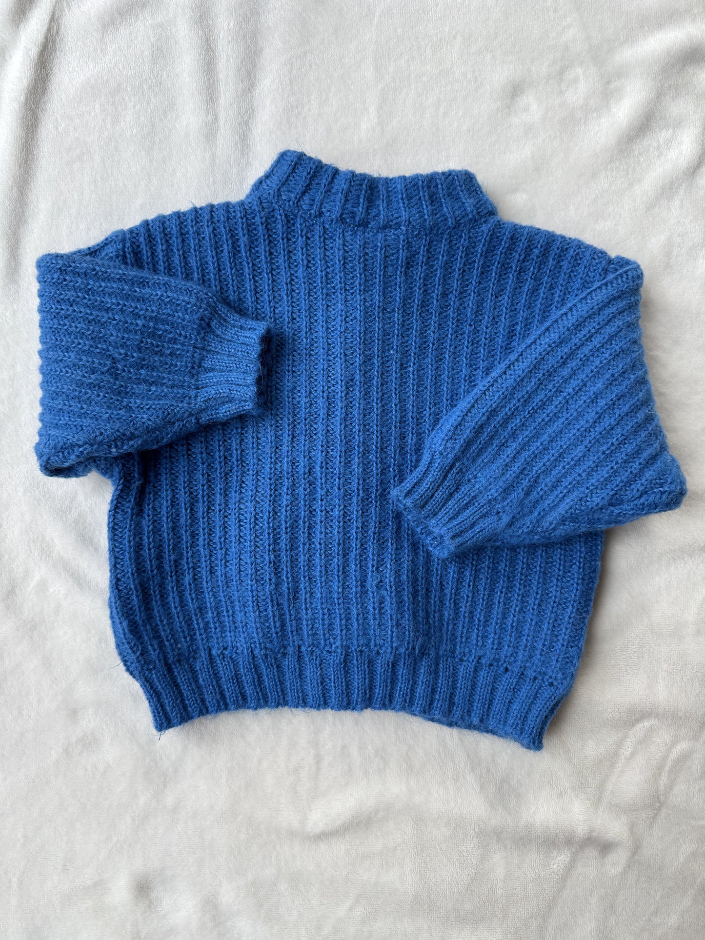 Pull bleu bébé Marèse T.6 mois