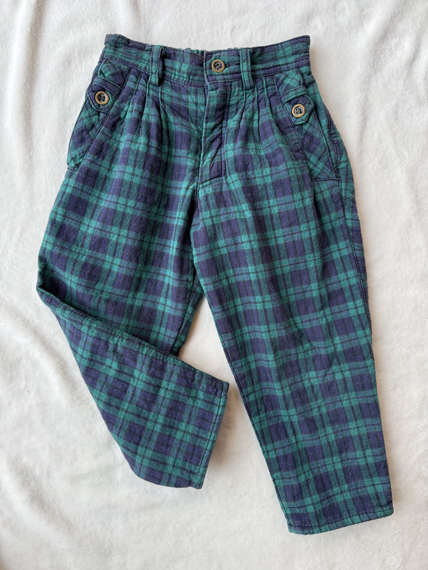 Pantalon à carreaux garçons manqués T.6-18 mois