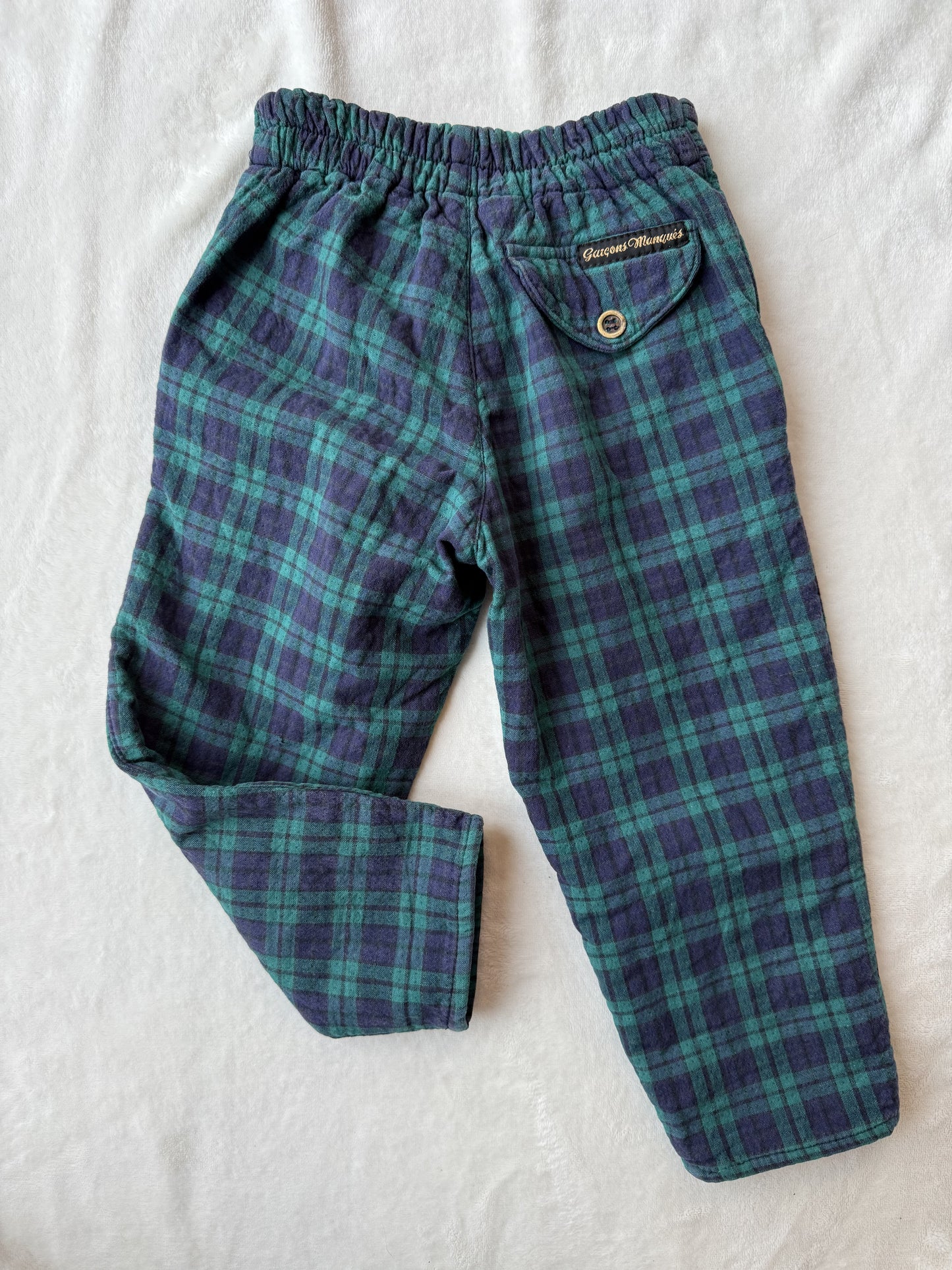 Pantalon à carreaux garçons manqués T.6-18 mois