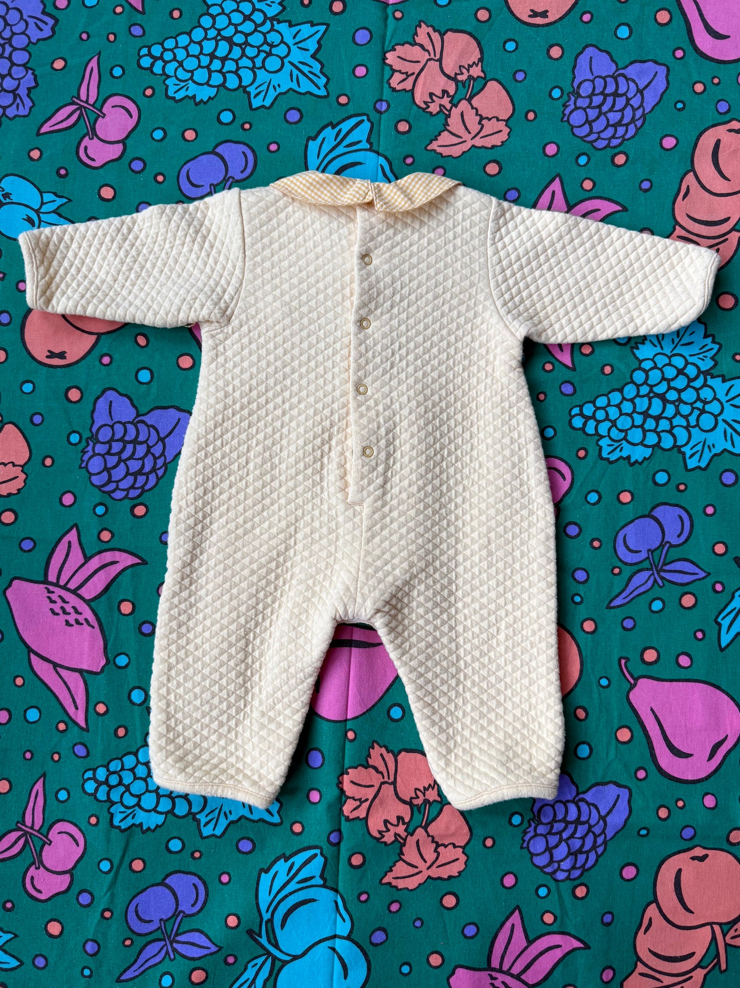 Combinaison bébé Winnie l'Ourson jaune matelassée T.6 mois
