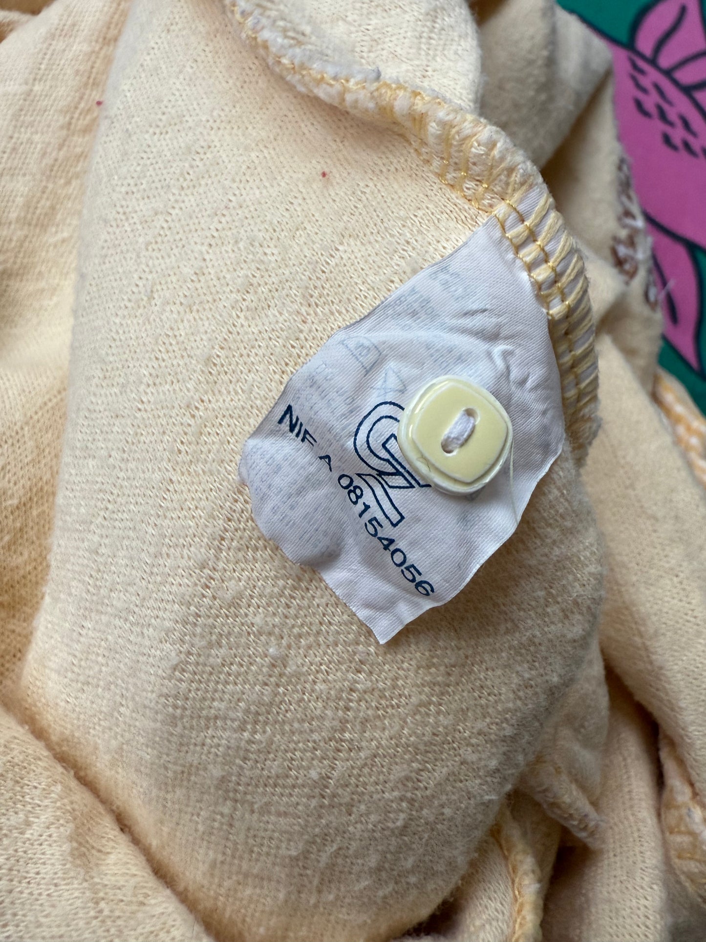 Combinaison bébé Winnie l'Ourson jaune matelassée T.6 mois