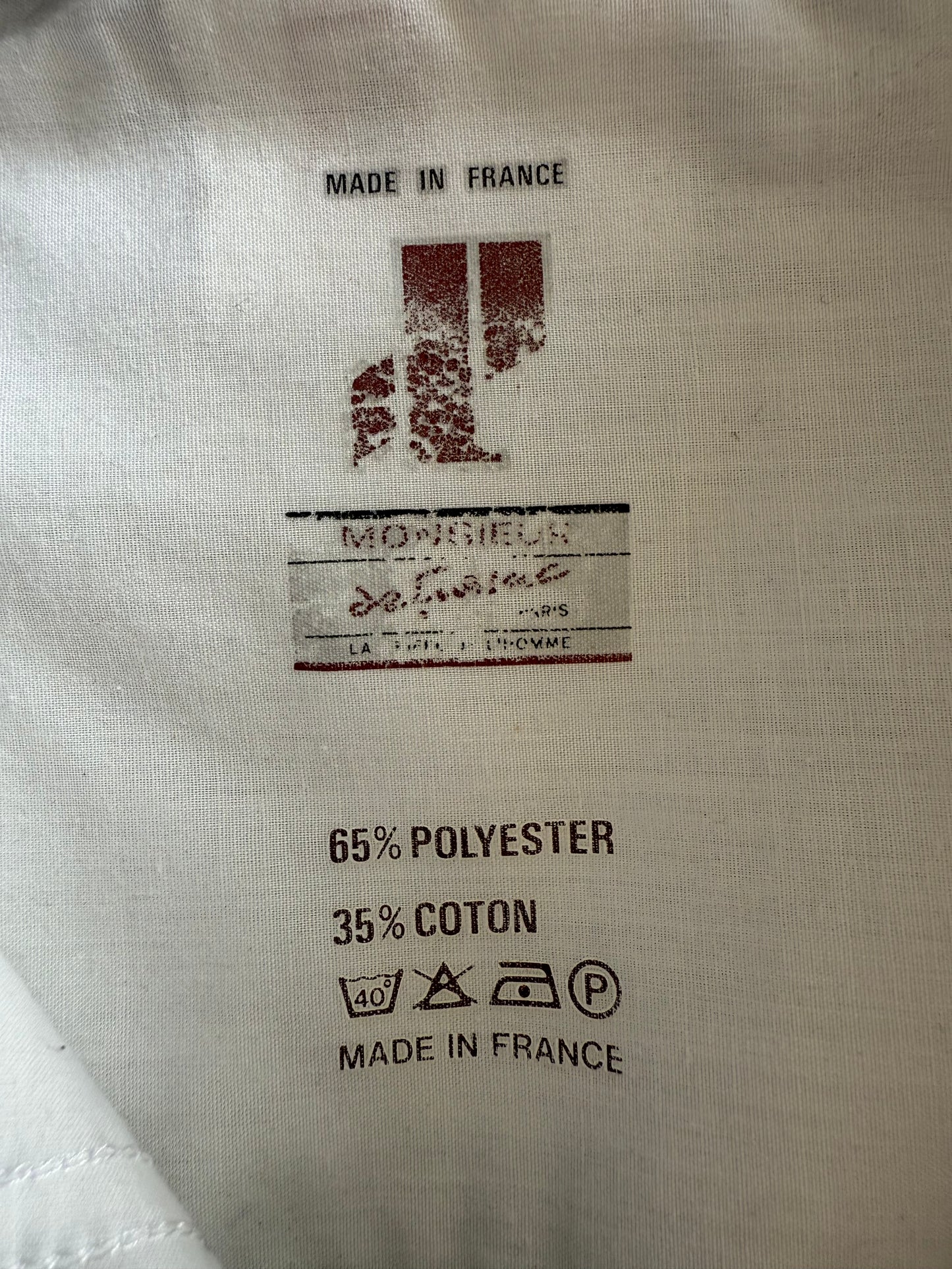 Short à carreaux vintage Monsieur de Fursac made in France T.S