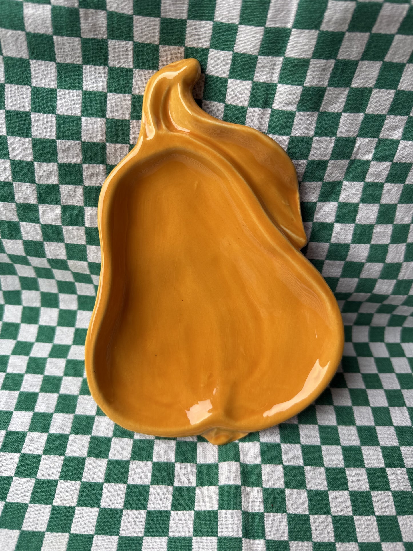 Coupelle / vide poche poire en céramique