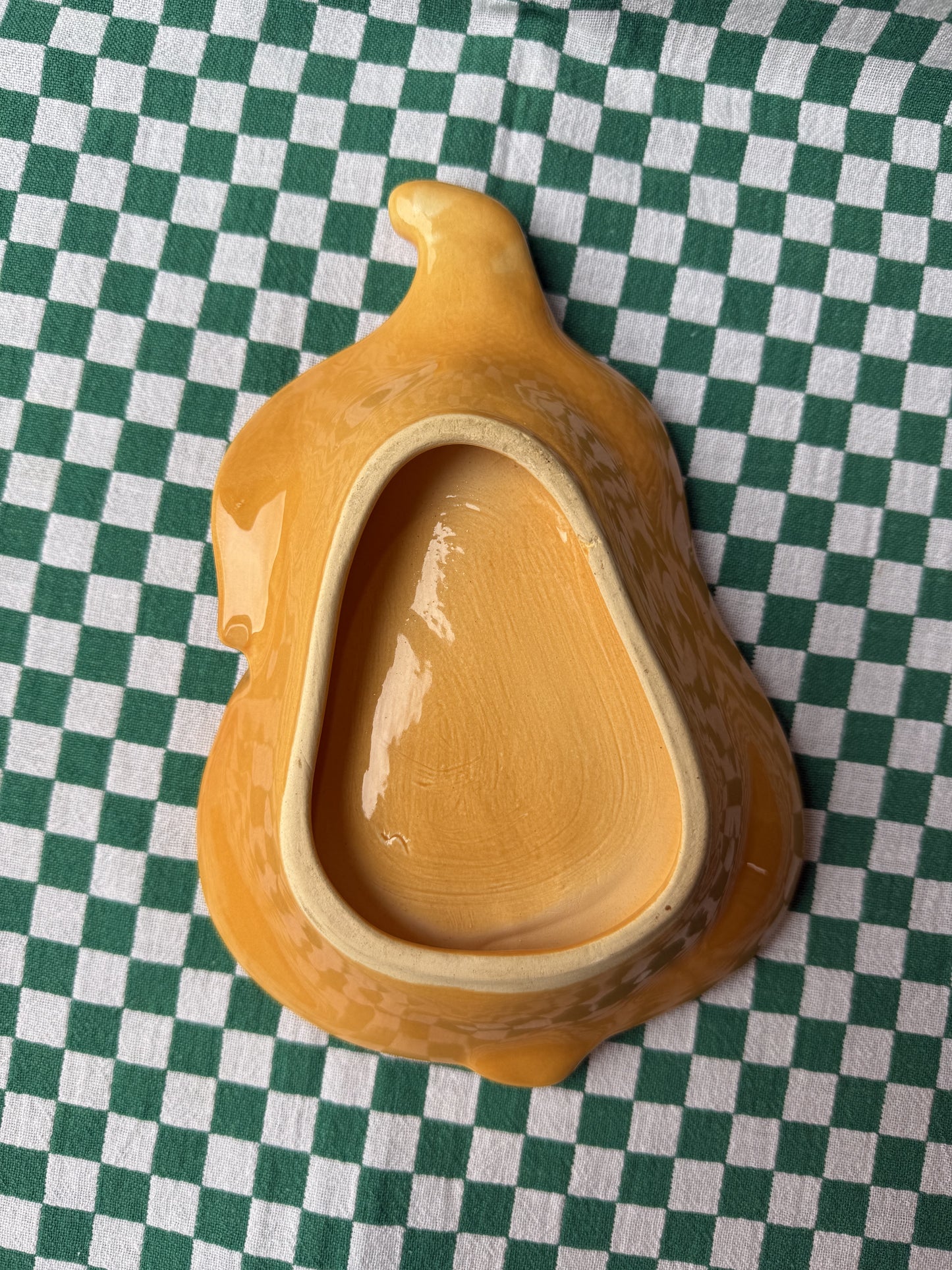 Coupelle / vide poche poire en céramique