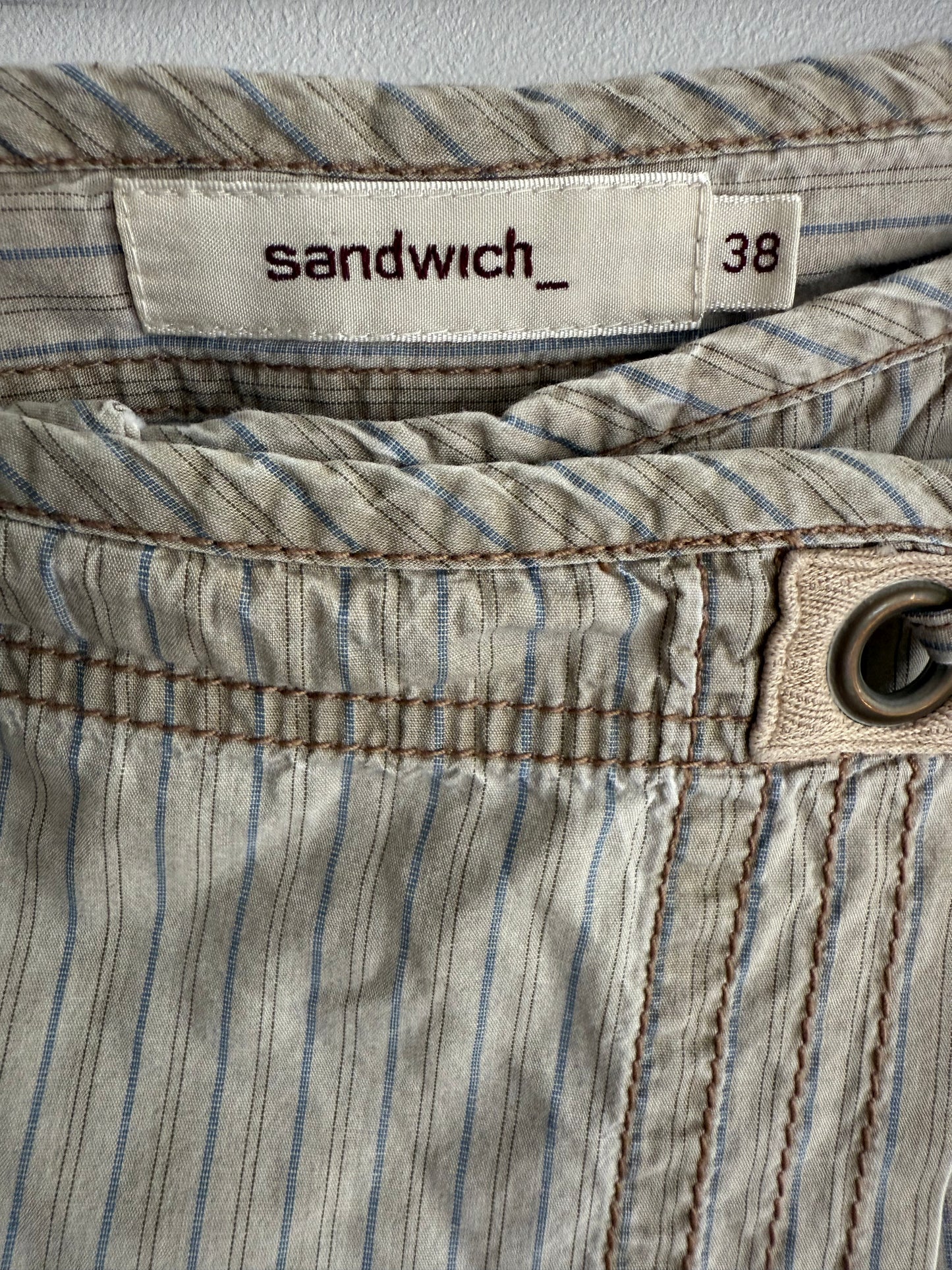 Jupe short rayée Sandwich T.38