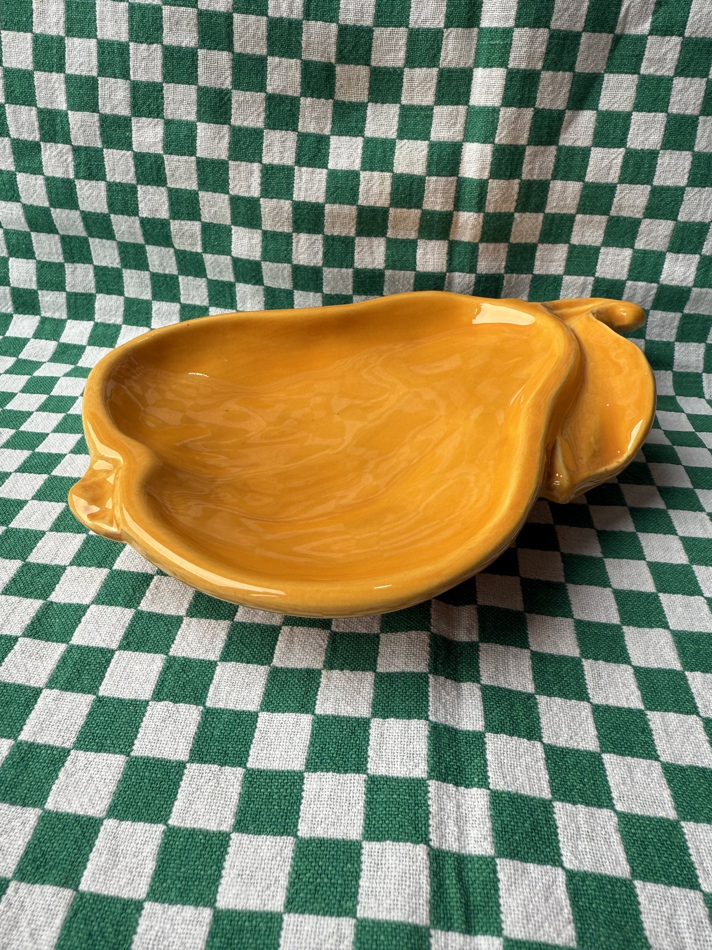 Coupelle / vide poche poire en céramique