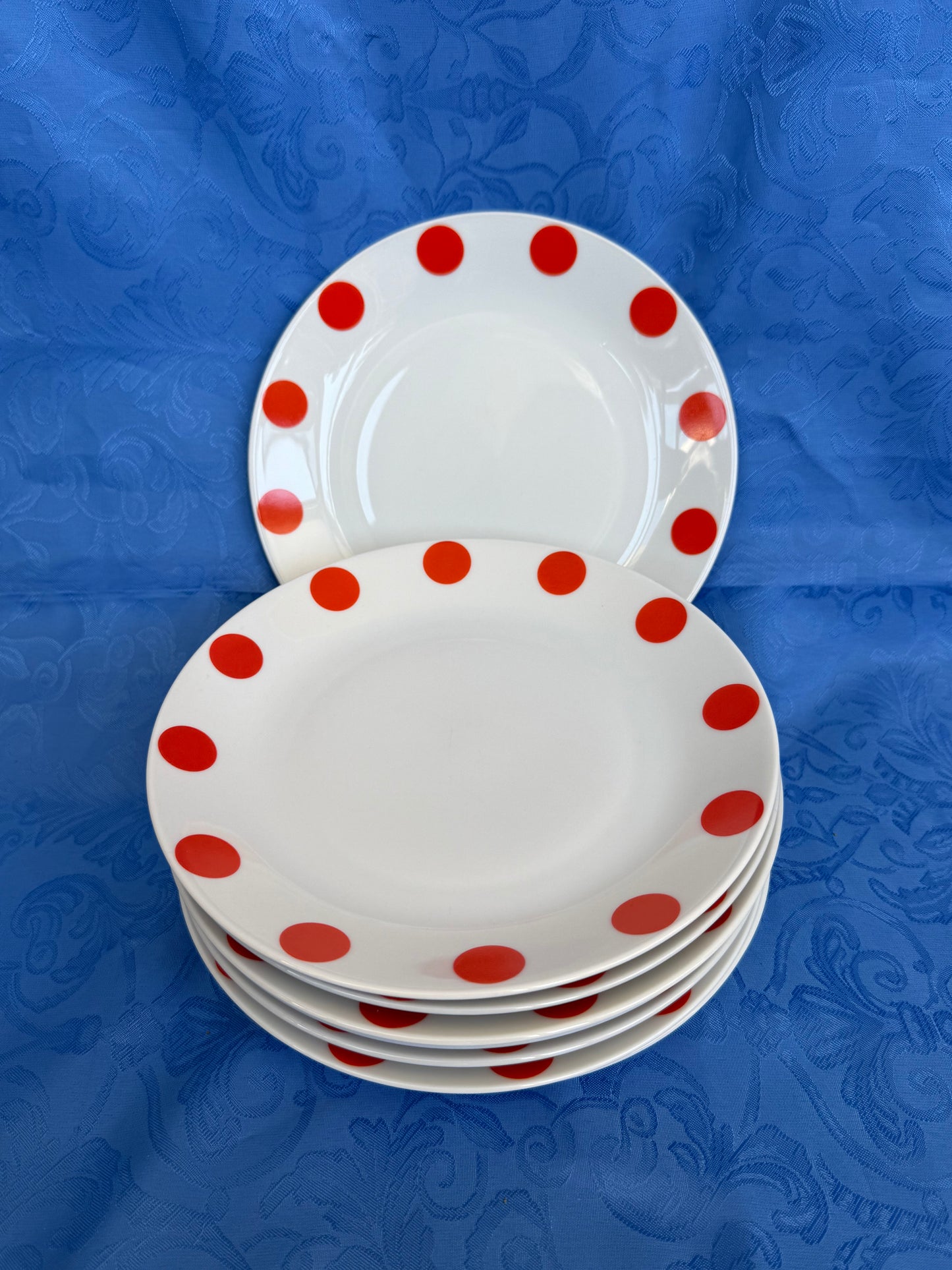 Huit assiettes à dessert Schirnding Bavaria en porcelaine