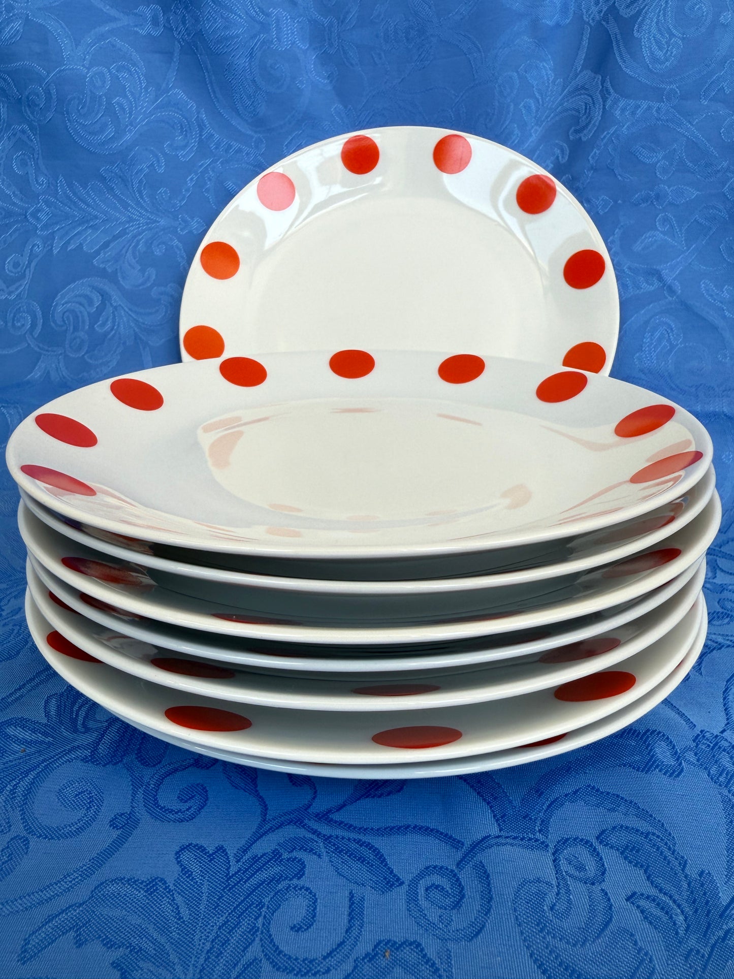 Huit assiettes à dessert Schirnding Bavaria en porcelaine