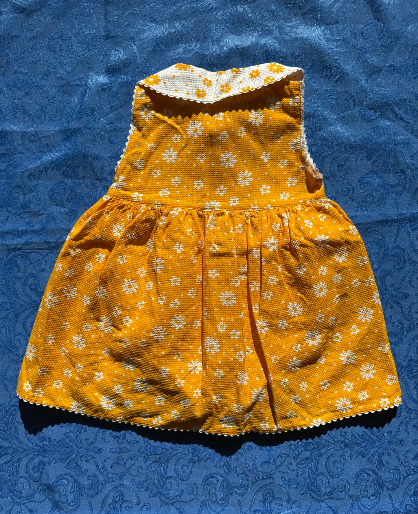 Robe body fleurie jaune et blanche Kimbaloo T.12 mois