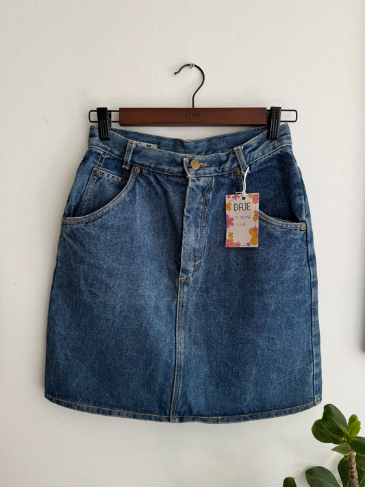 Jupe en jean vintage Bebelle T.34-36