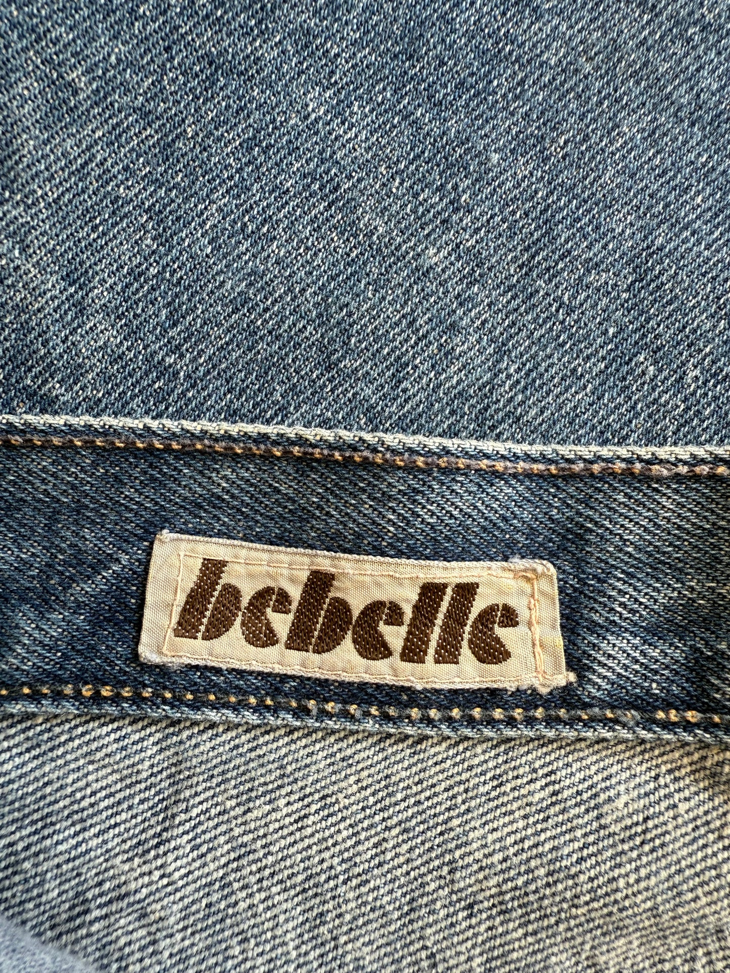 Jupe en jean vintage Bebelle T.34-36