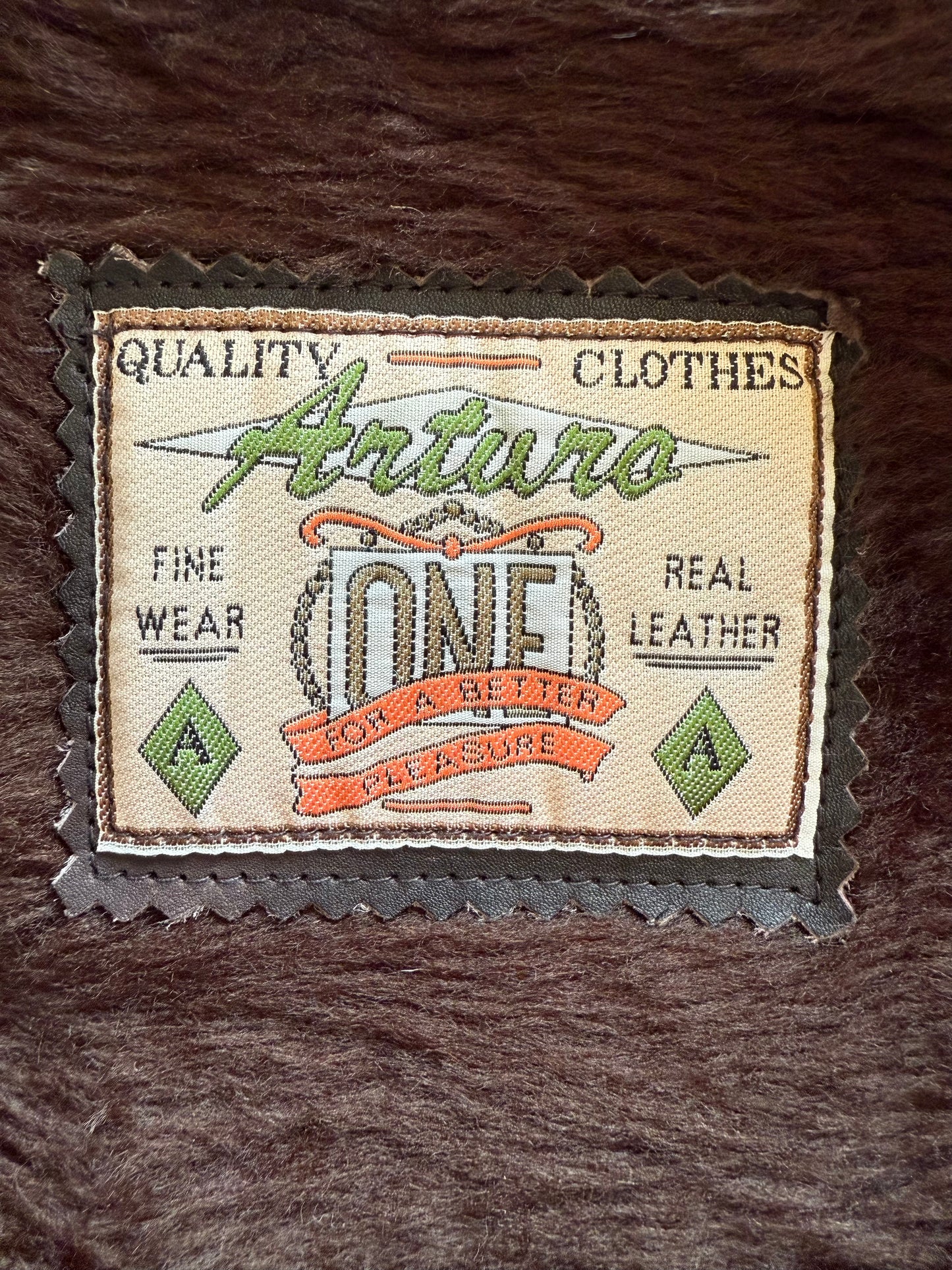 Blouson aviateur en cuir Arturo T.14 ans